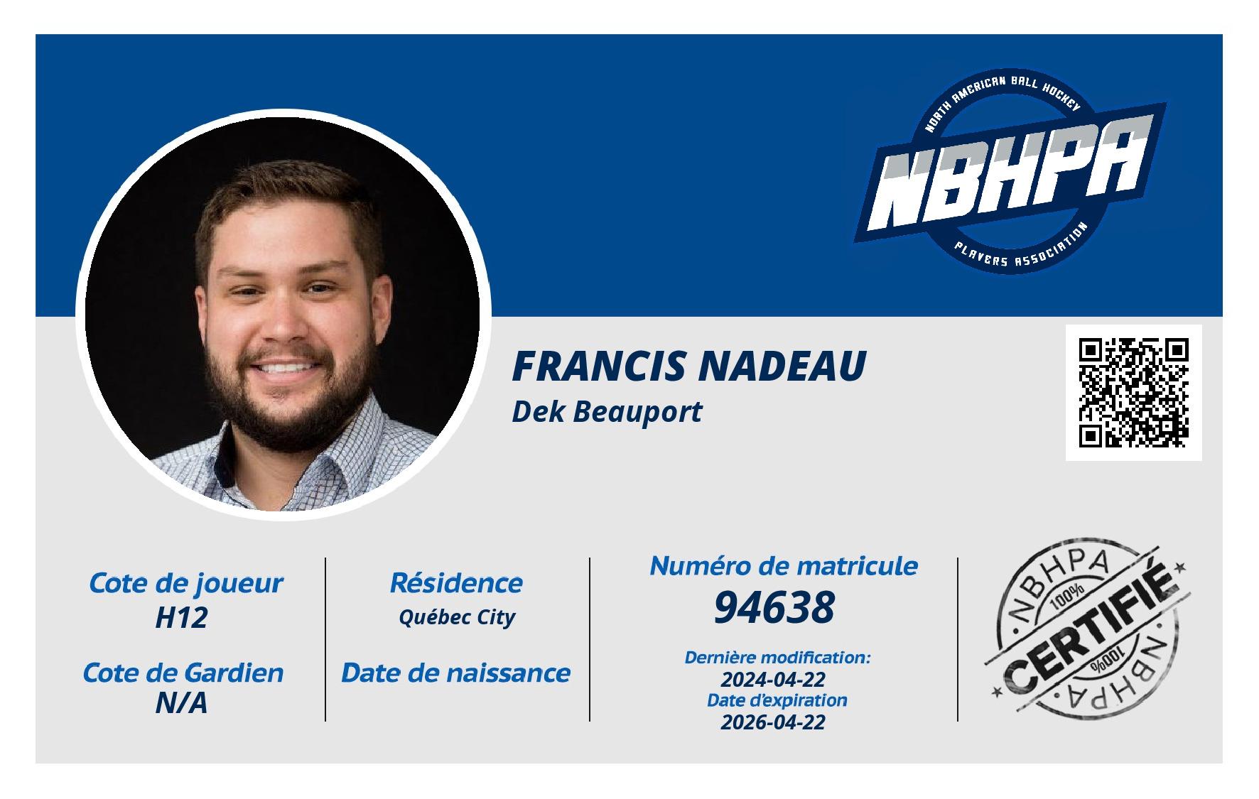 Francis Nadeau