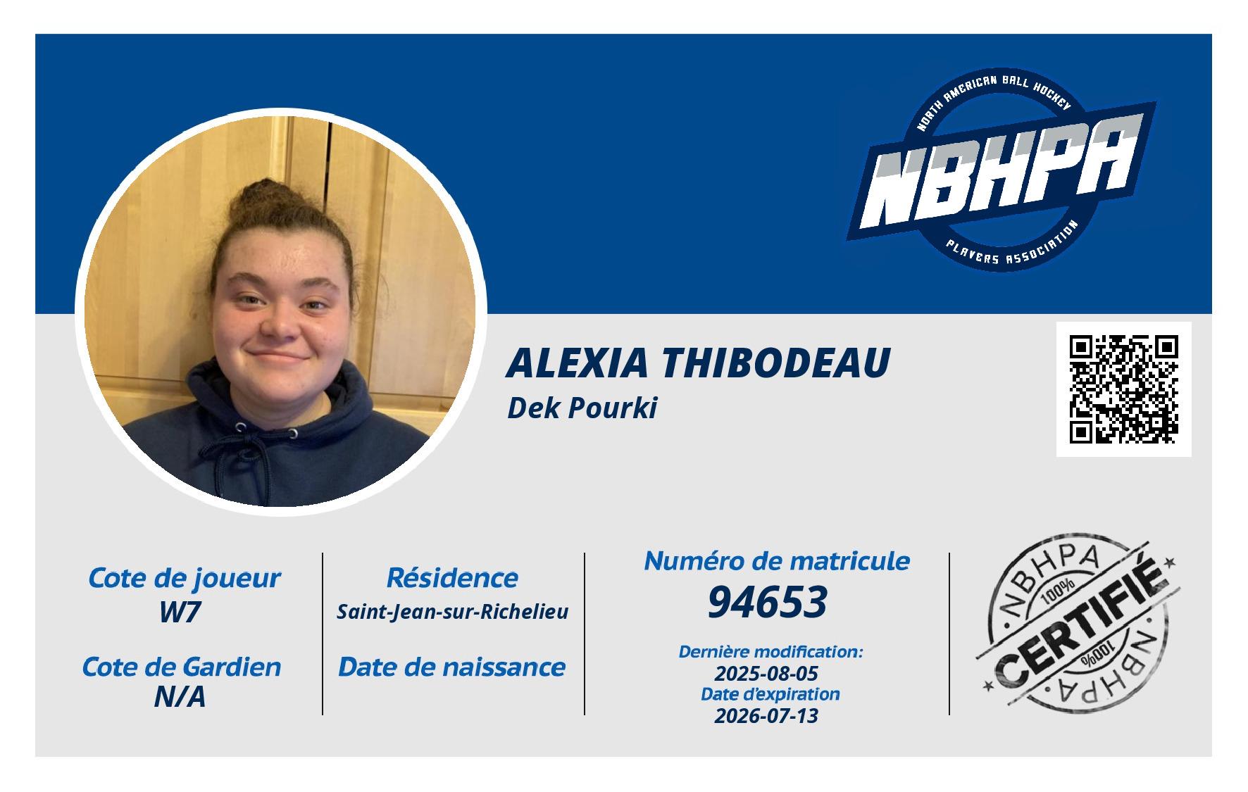 Alexia Thibodeau