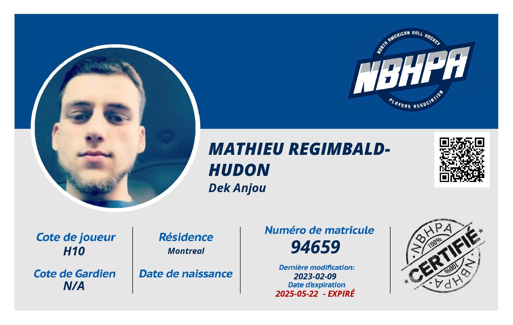Mathieu Regimbald-Hudon