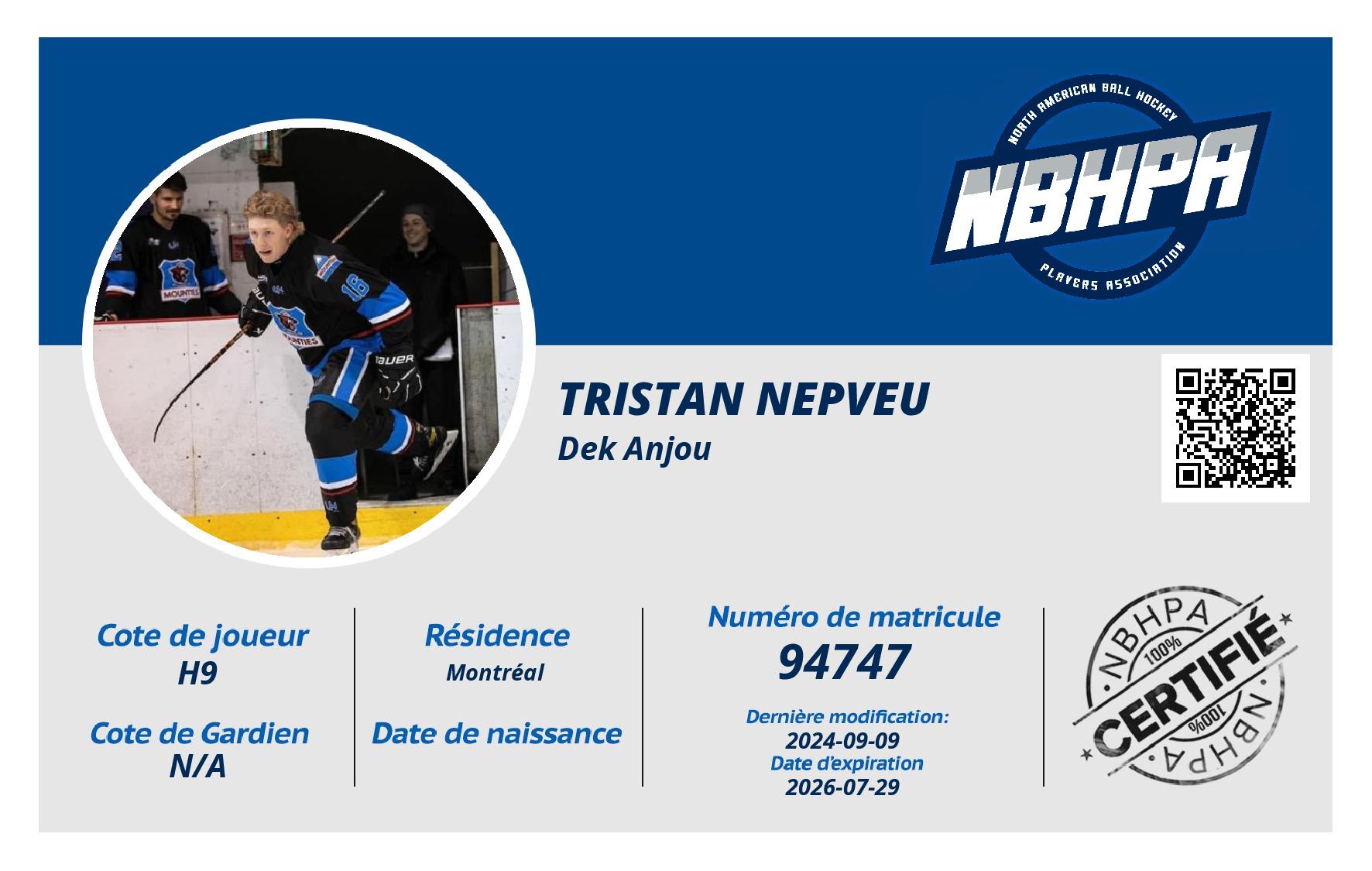 Tristan Nepveu