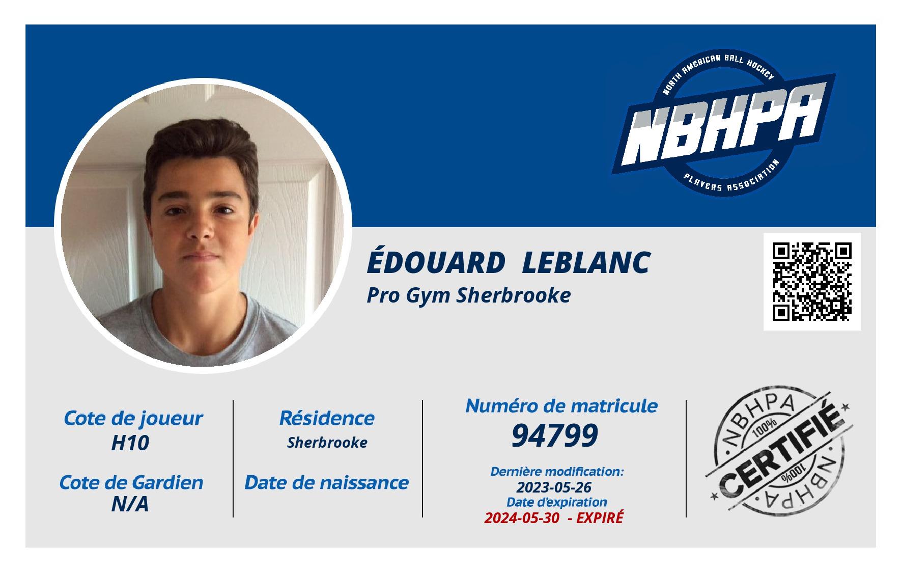 Édouard  Leblanc