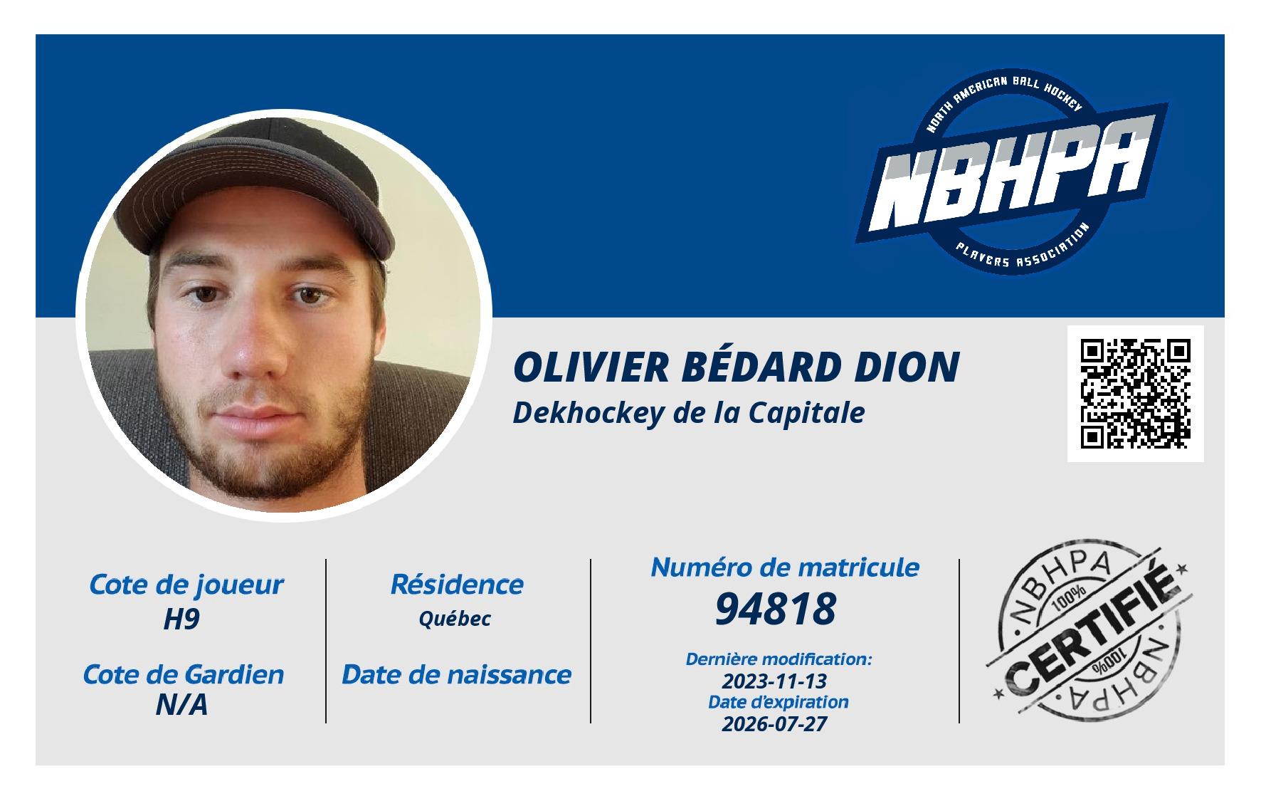 Olivier Bédard Dion 