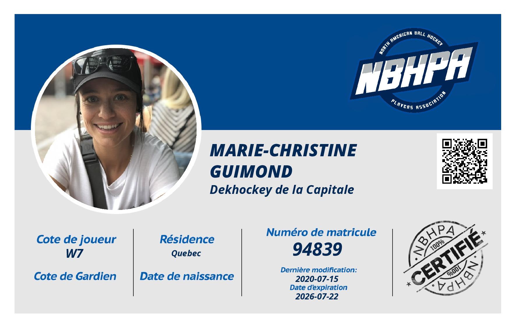 Marie-Christine  Guimond 