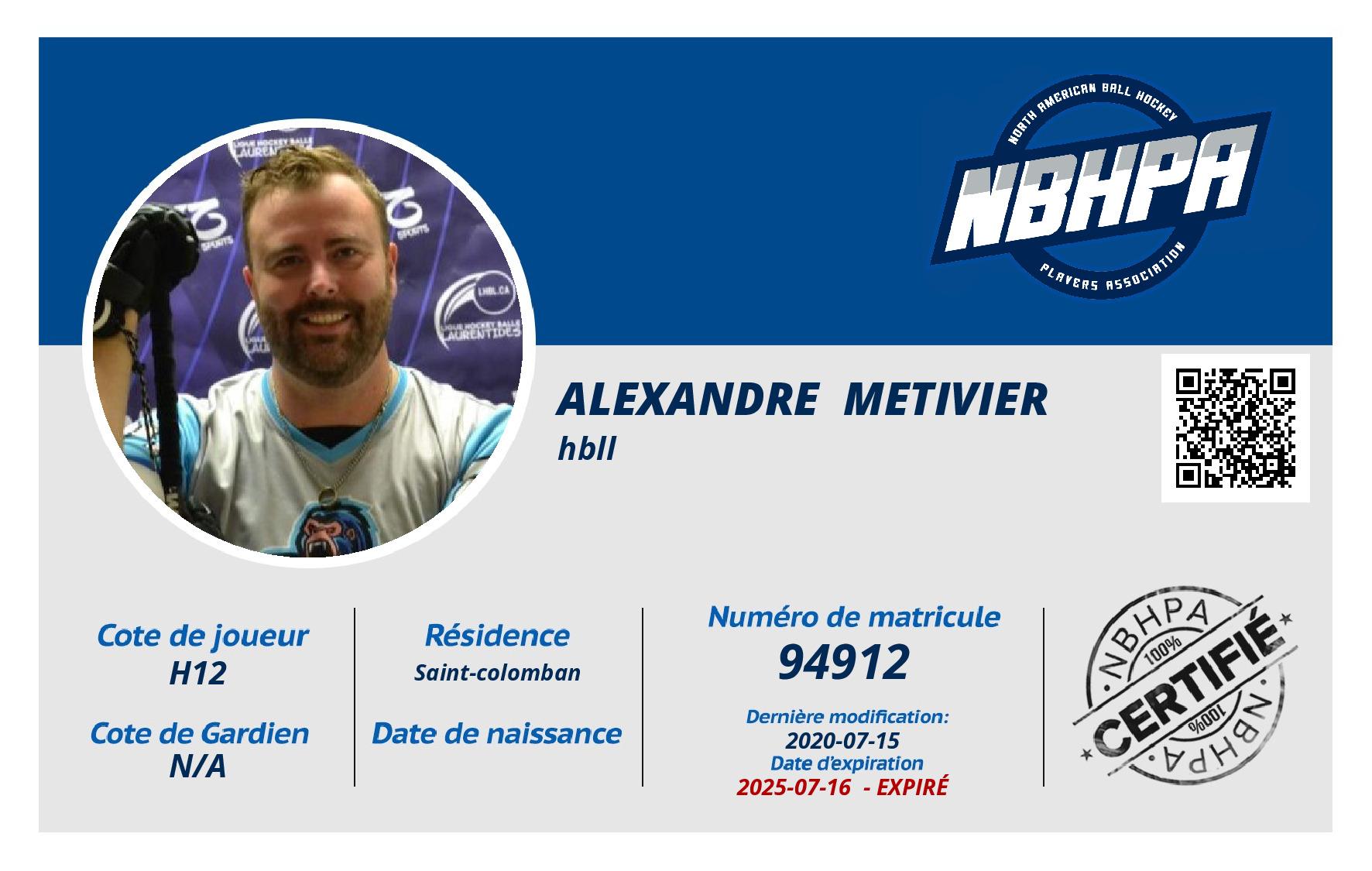 Alexandre  Metivier 