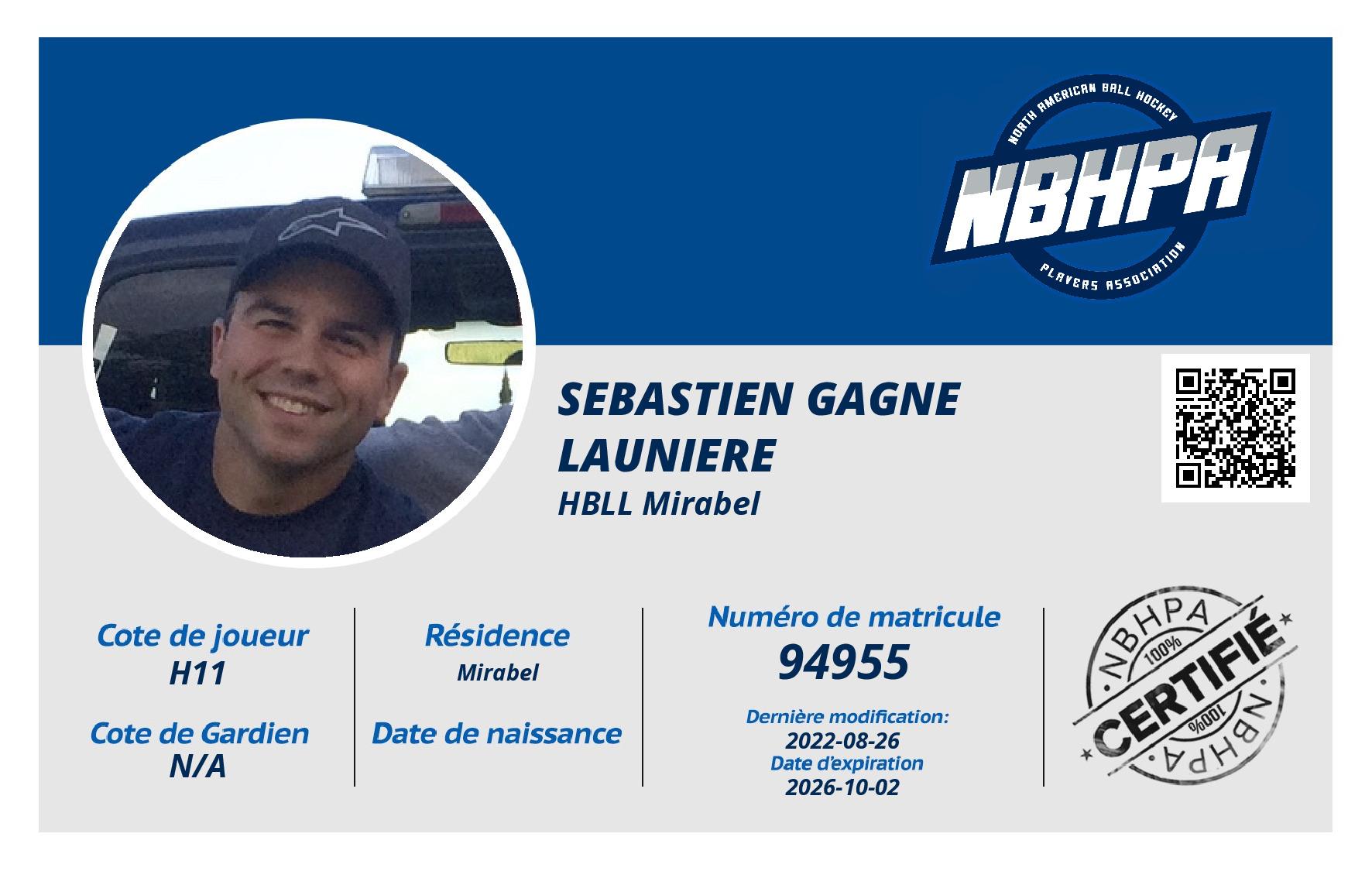 Sebastien Gagne Launiere