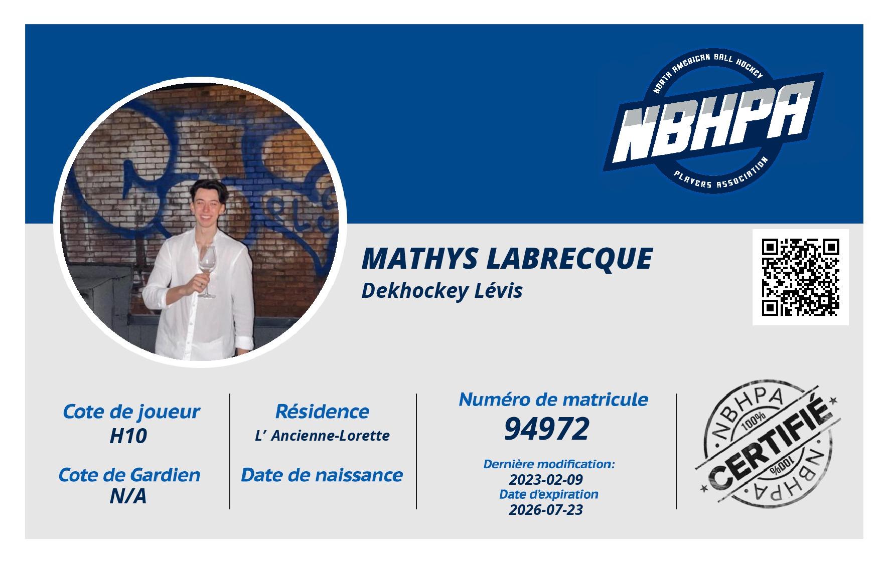 Mathys Labrecque
