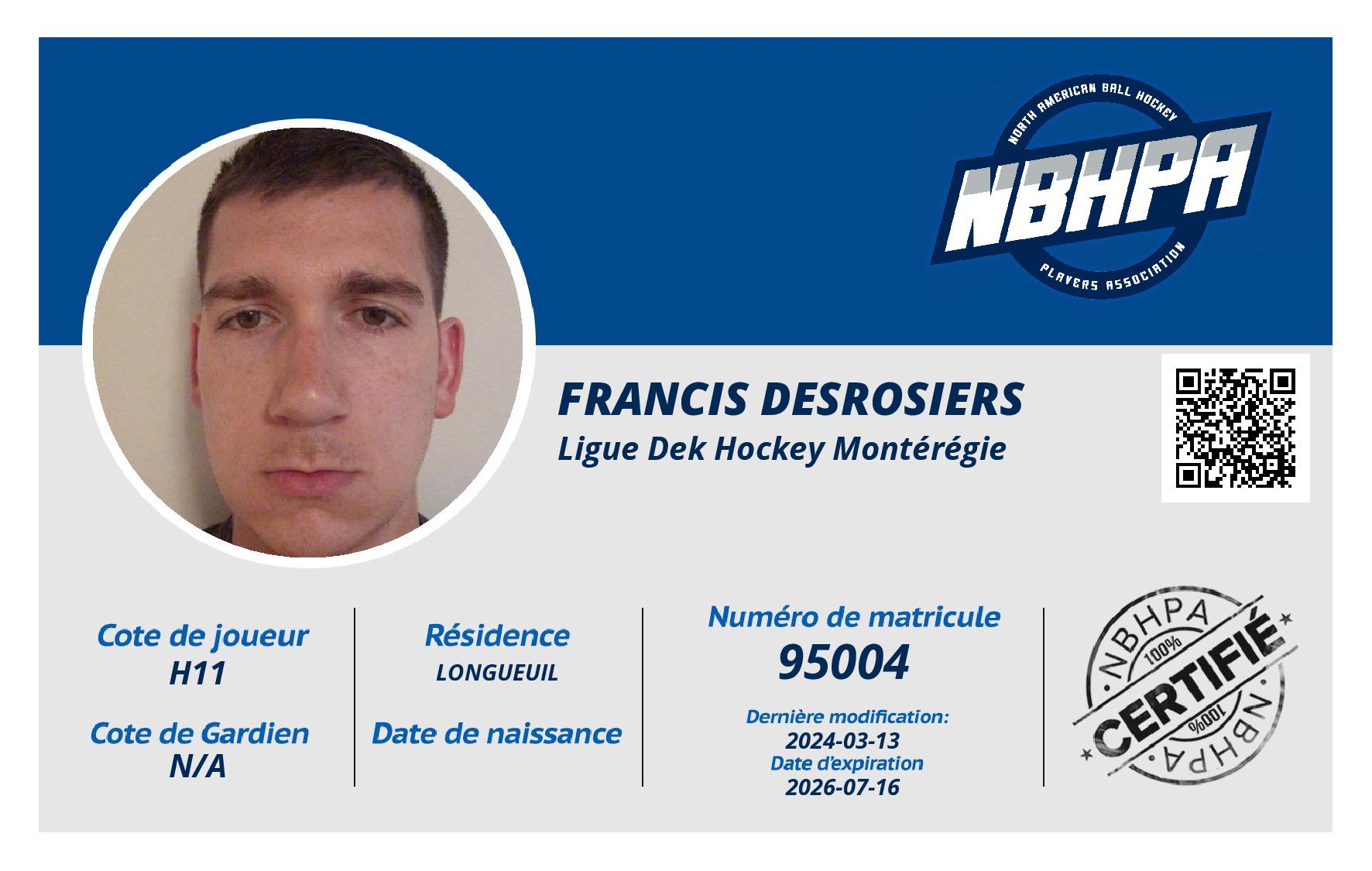 Francis Desrosiers