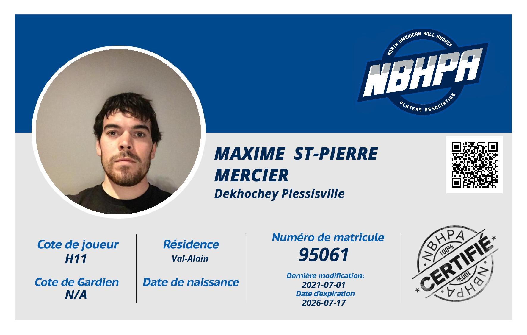 Maxime  St-Pierre Mercier