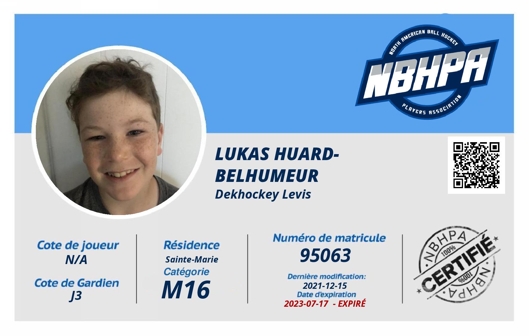 Lukas Huard-Belhumeur