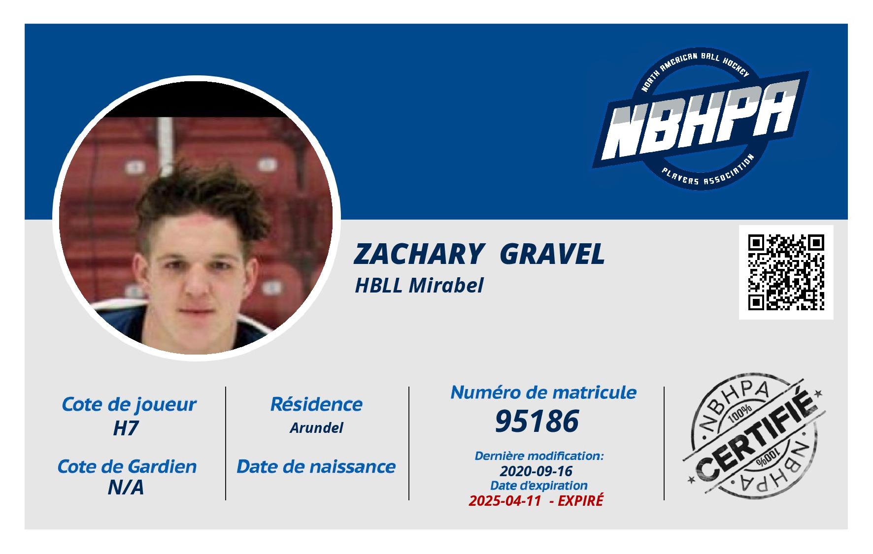 Zachary  Gravel