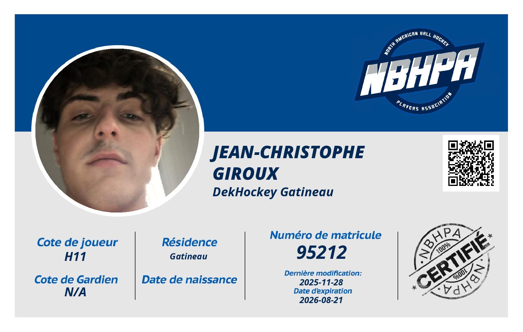 Jean-Christophe Giroux