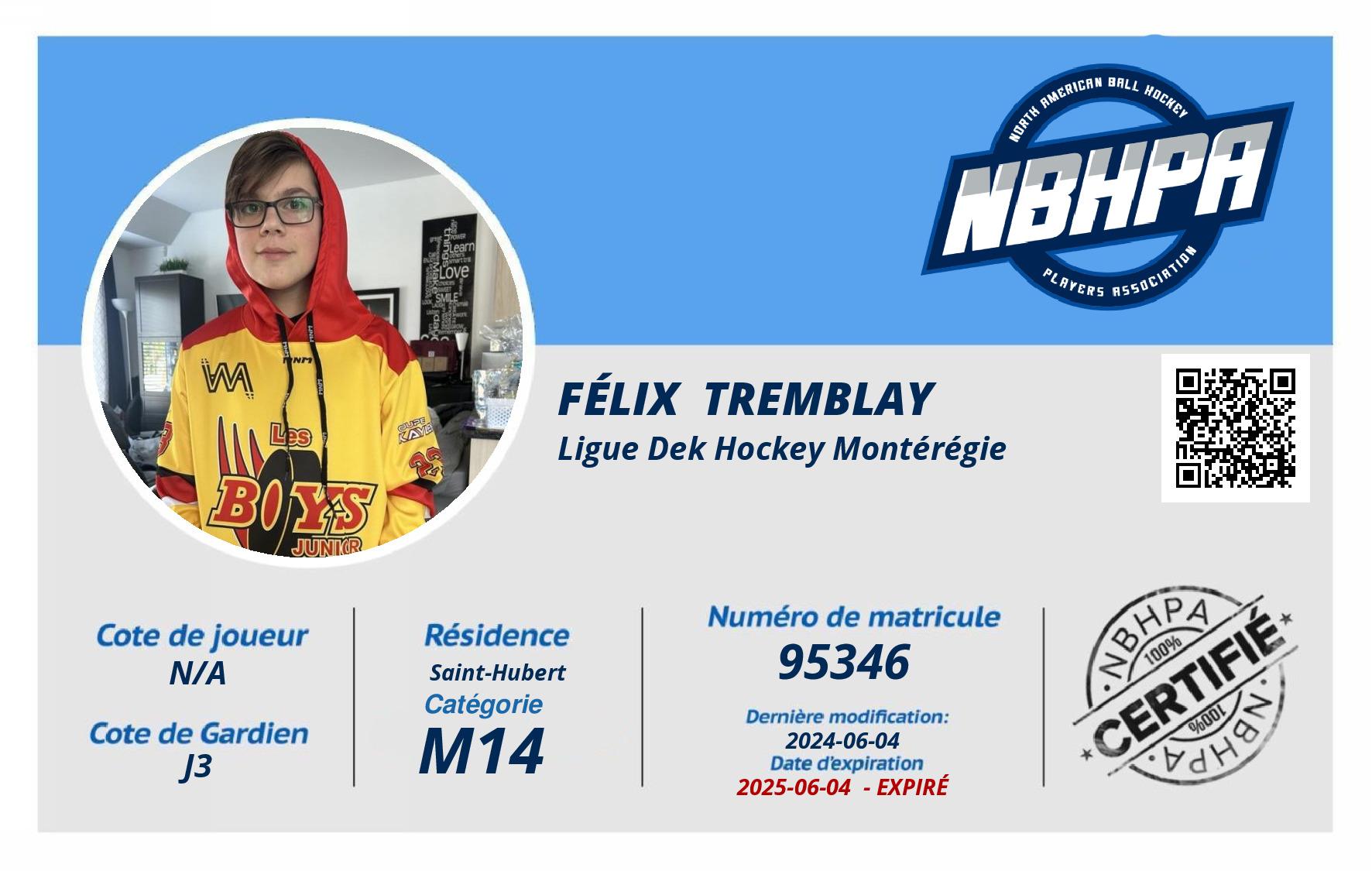 Félix  Tremblay