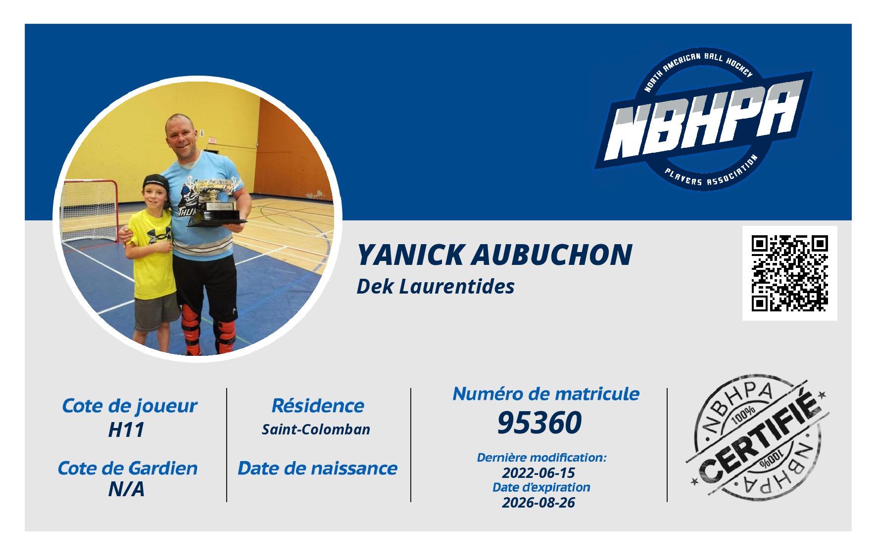 Yanick Aubuchon 
