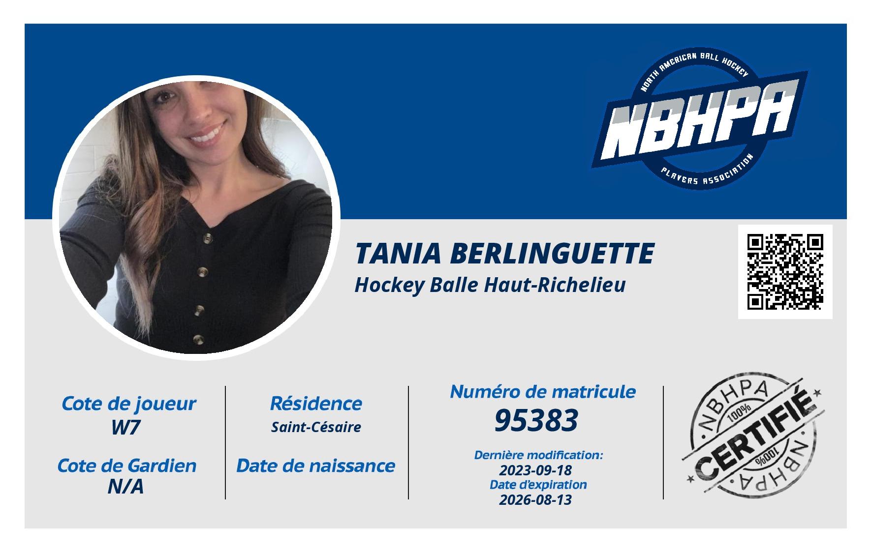 Tania Berlinguette