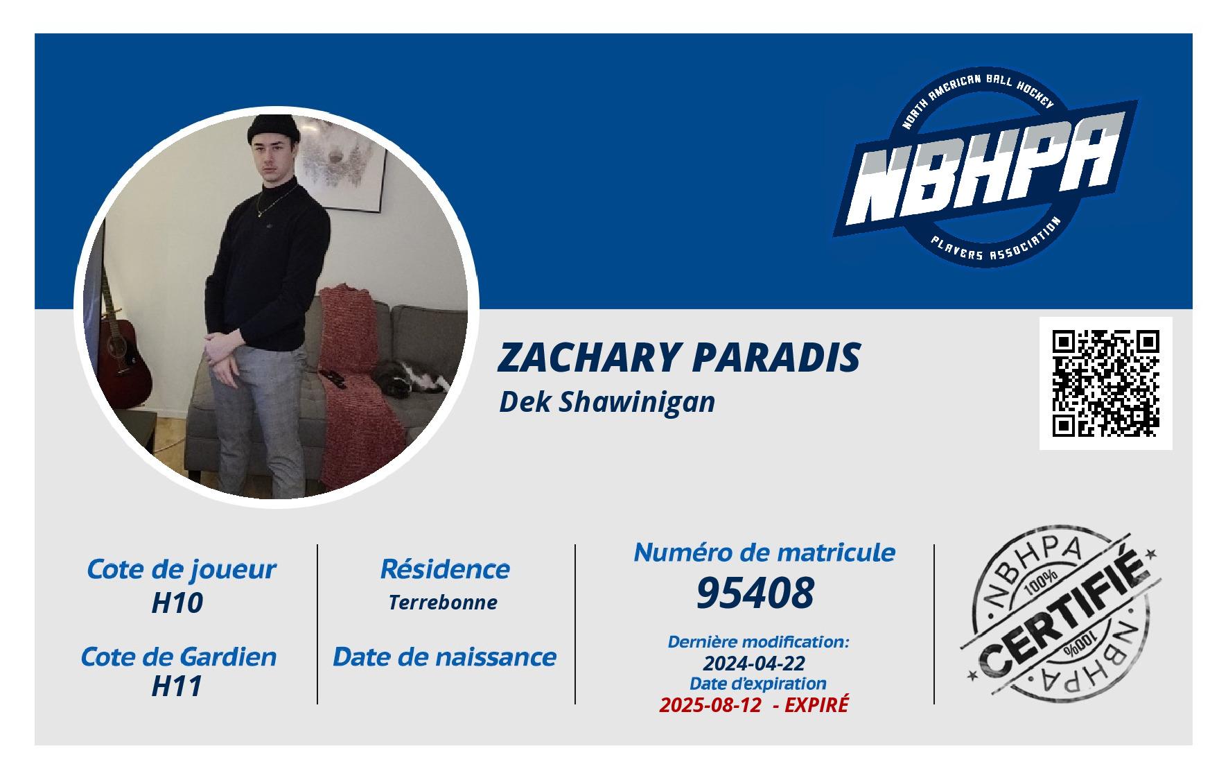 Zachary Paradis
