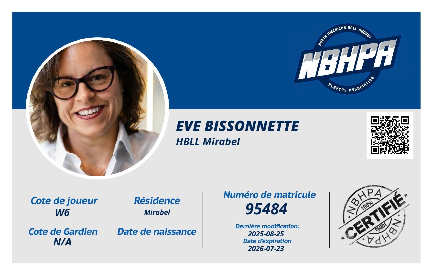 Eve Bissonnette