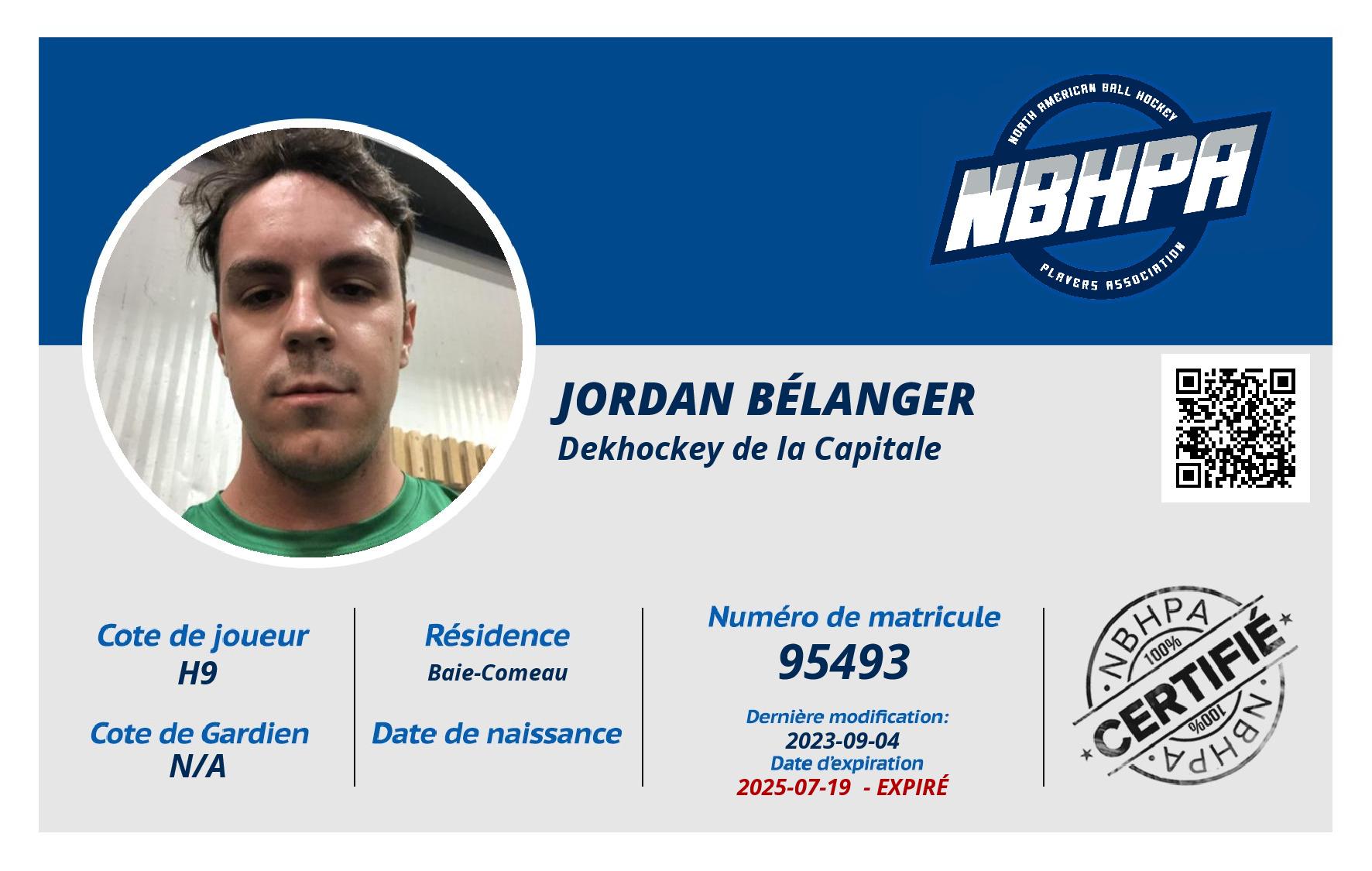 Jordan Bélanger