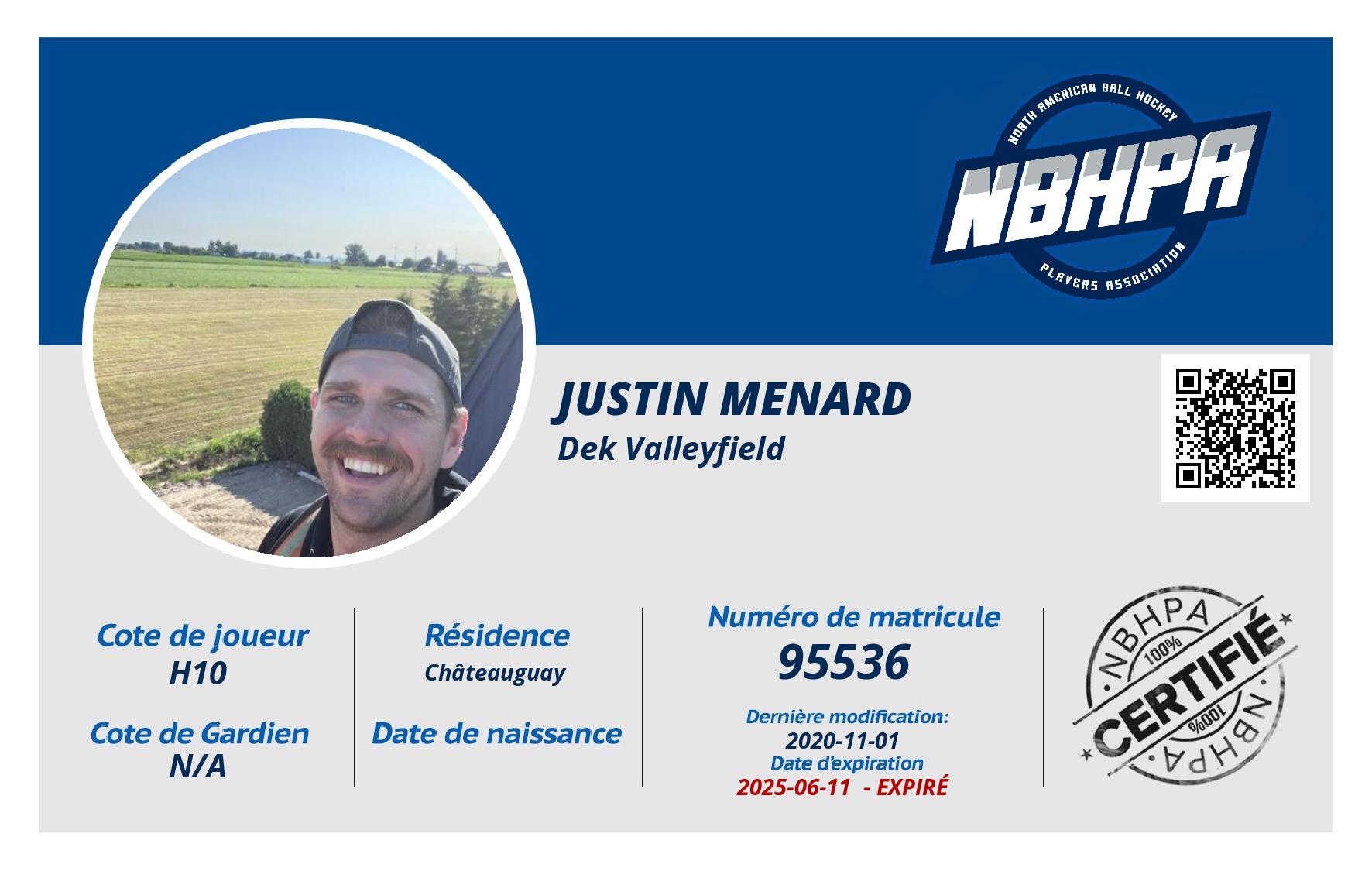Justin Menard