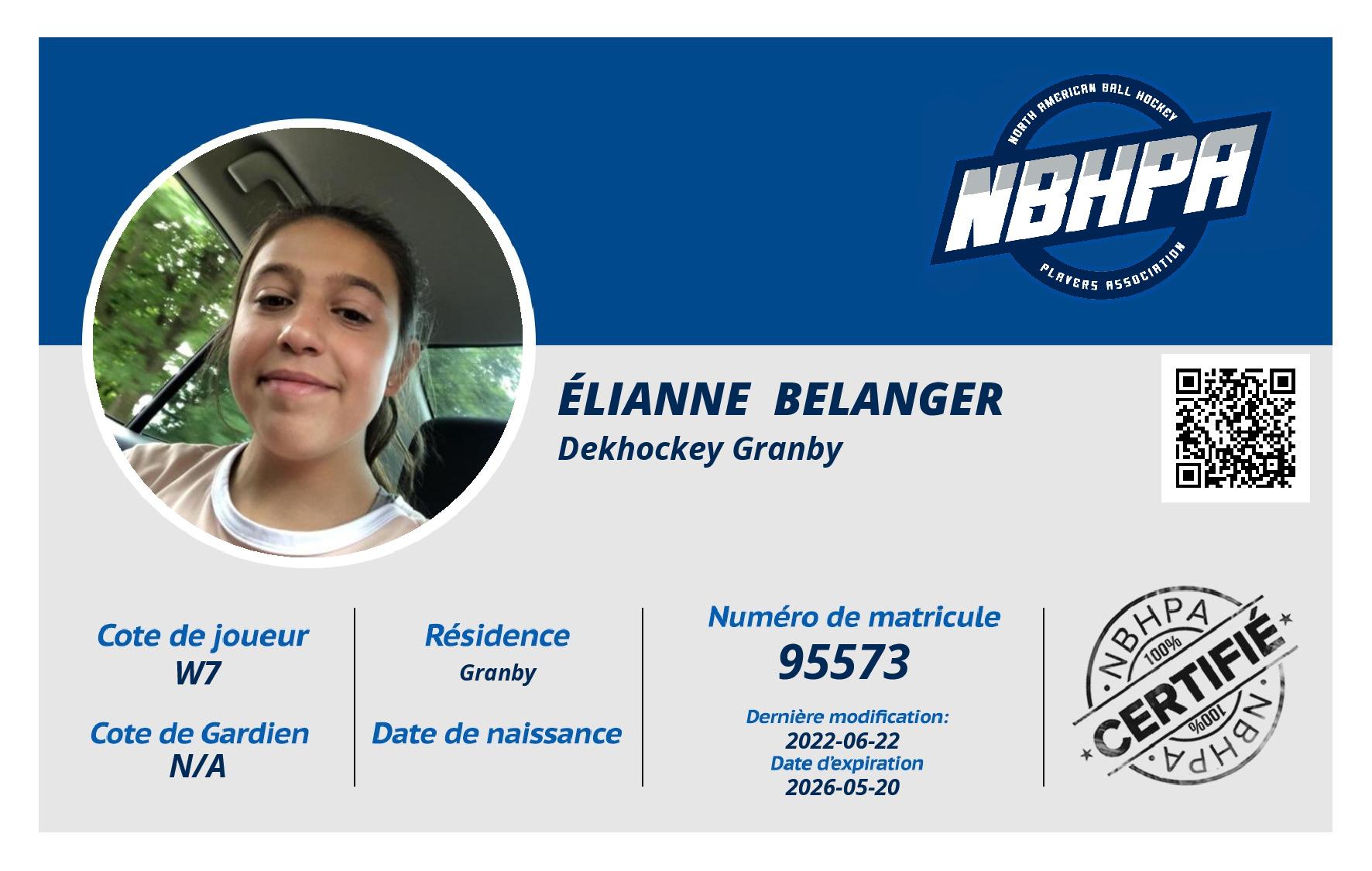 Élianne  Belanger