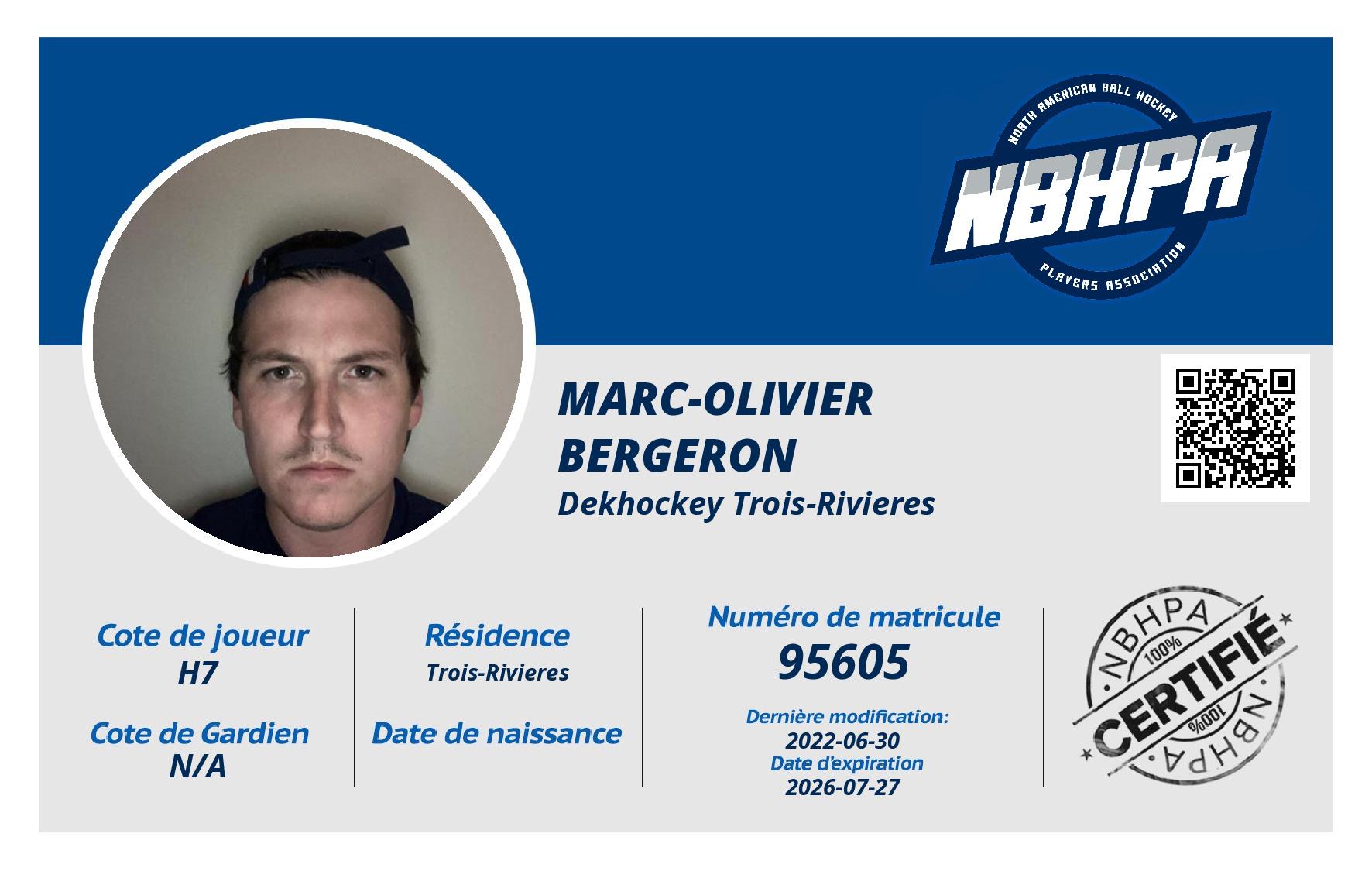 Marc-Olivier  Bergeron