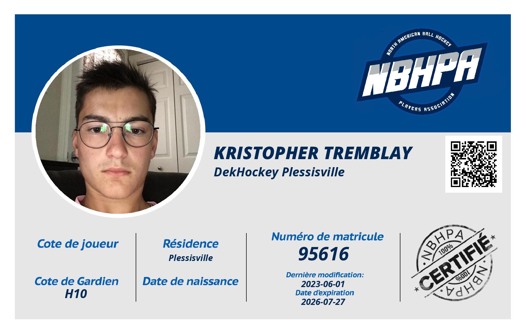Kristopher Tremblay
