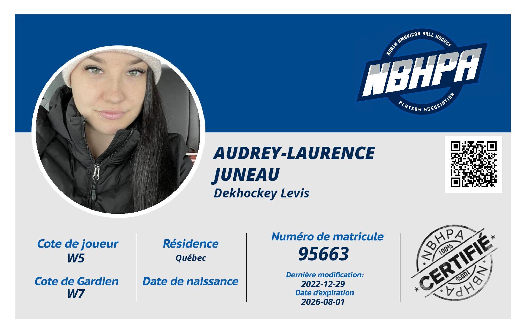 Audrey-Laurence Juneau
