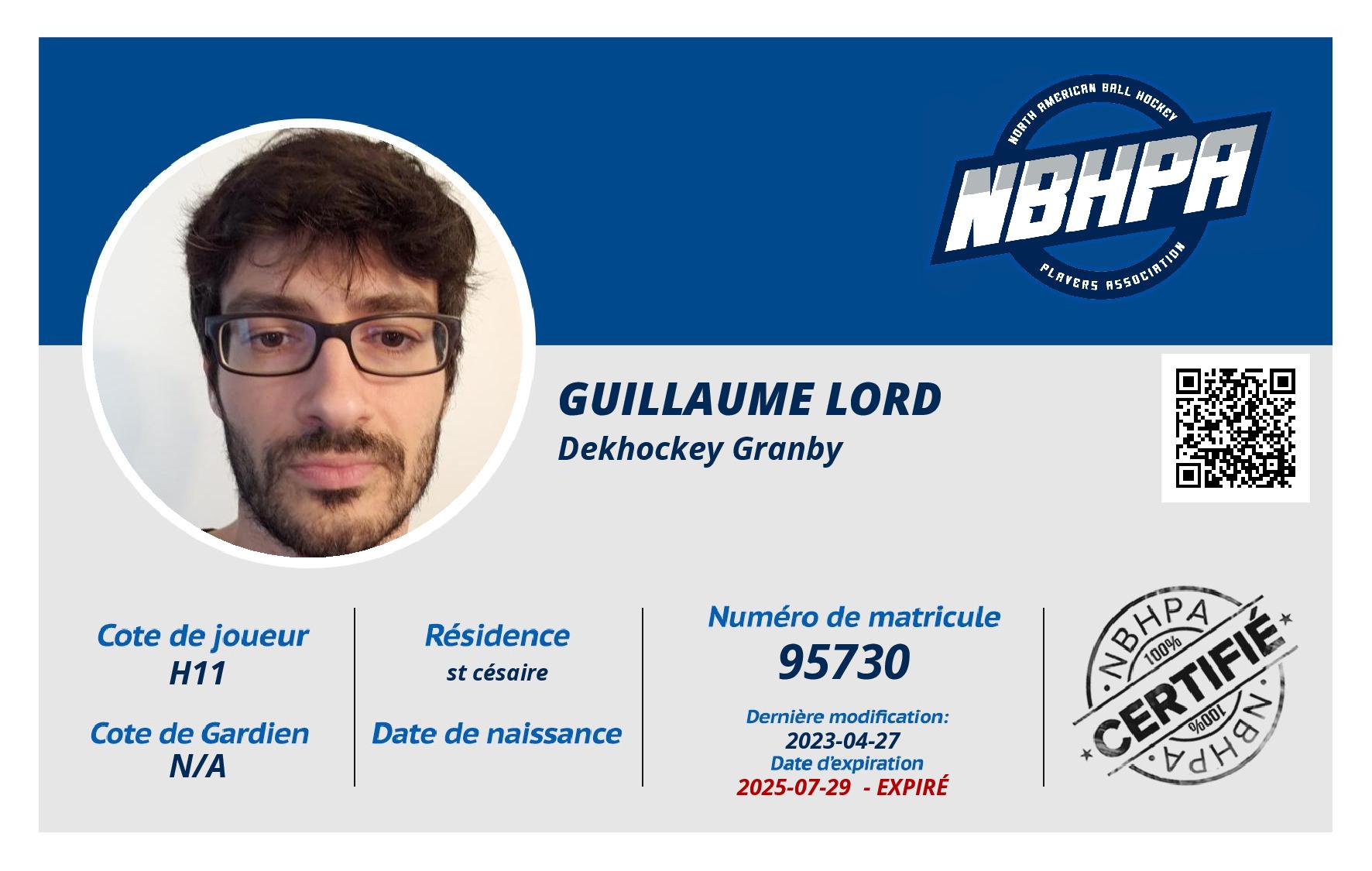 Guillaume Lord