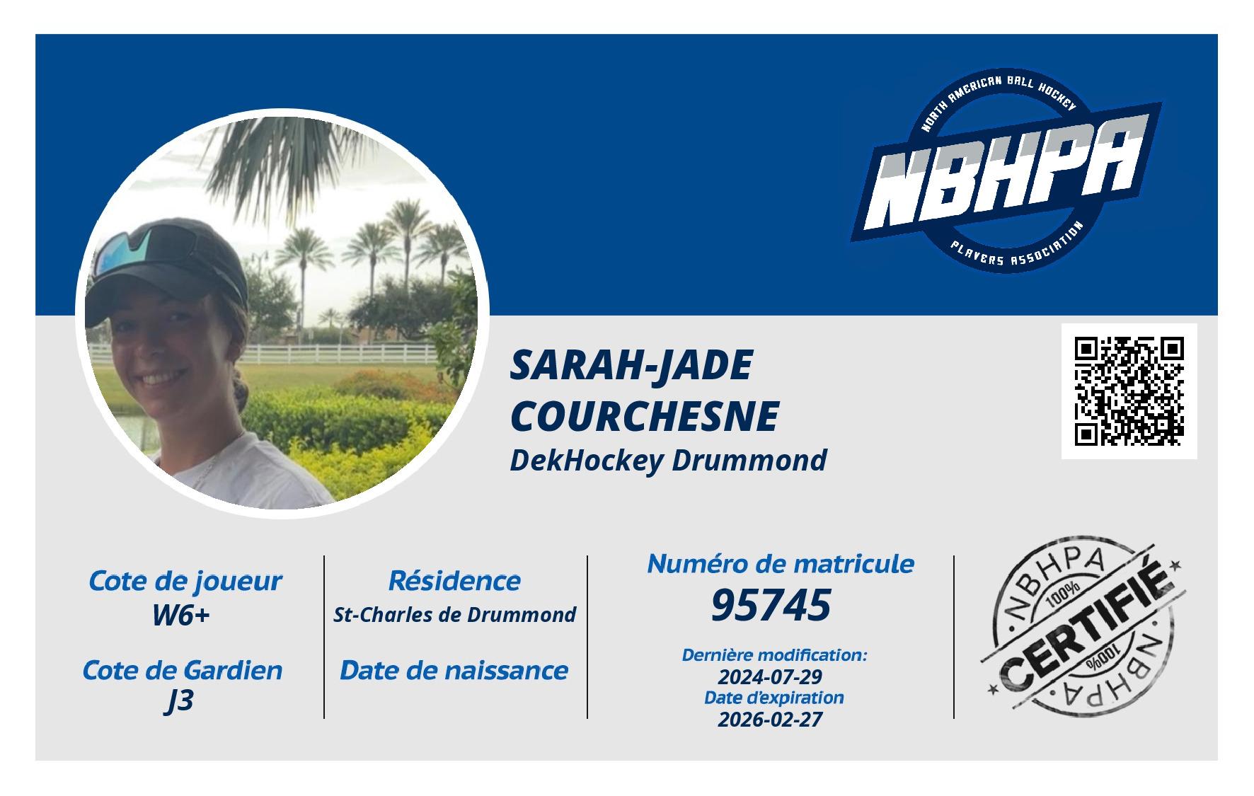 Sarah-Jade Courchesne