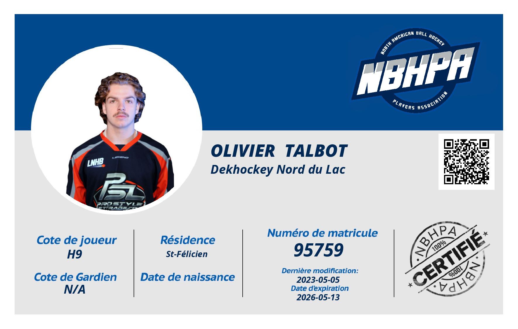 Olivier  Talbot 