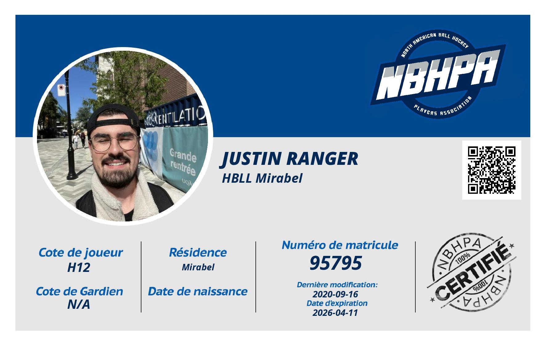 Justin Ranger