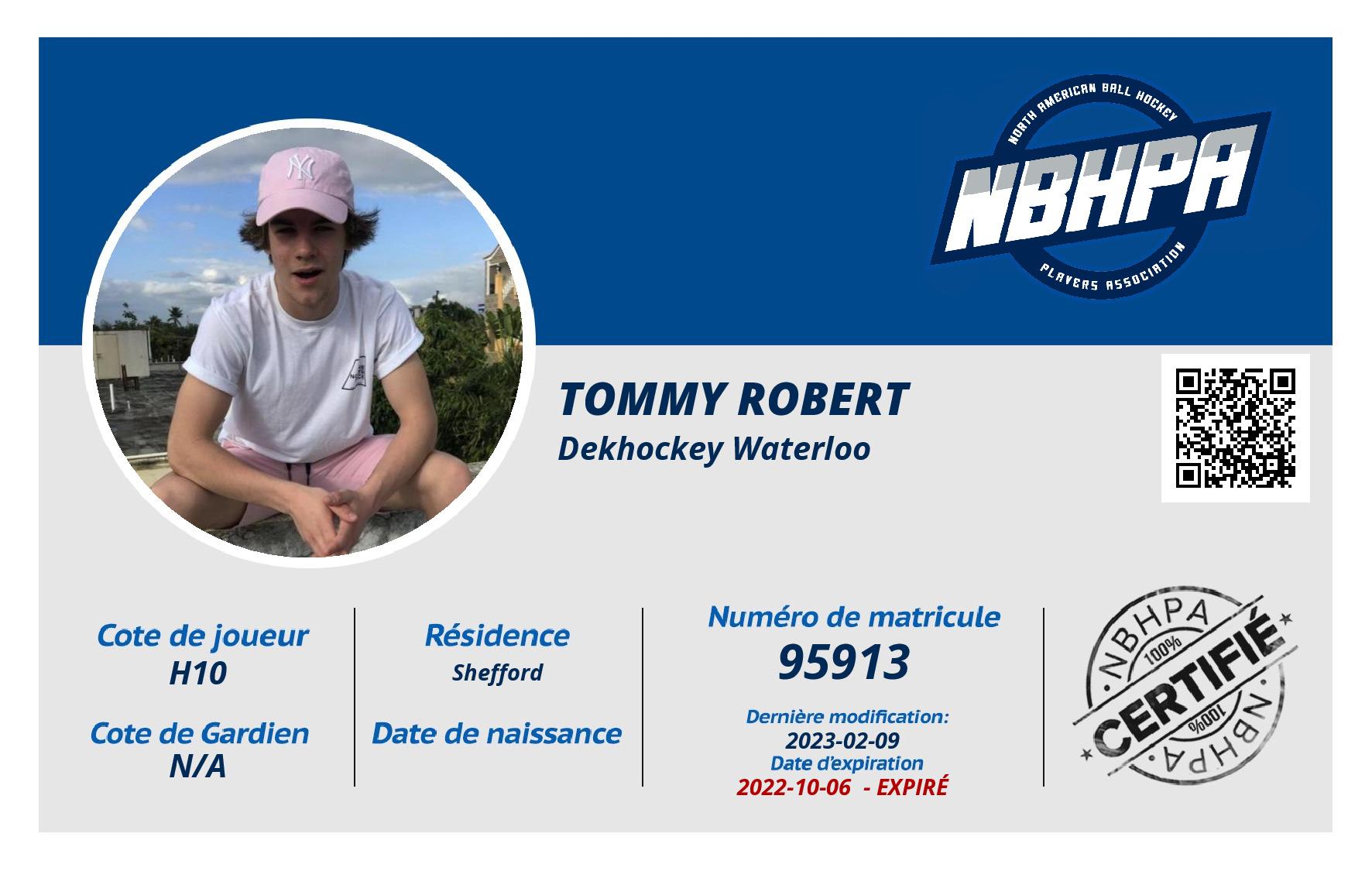 Tommy Robert
