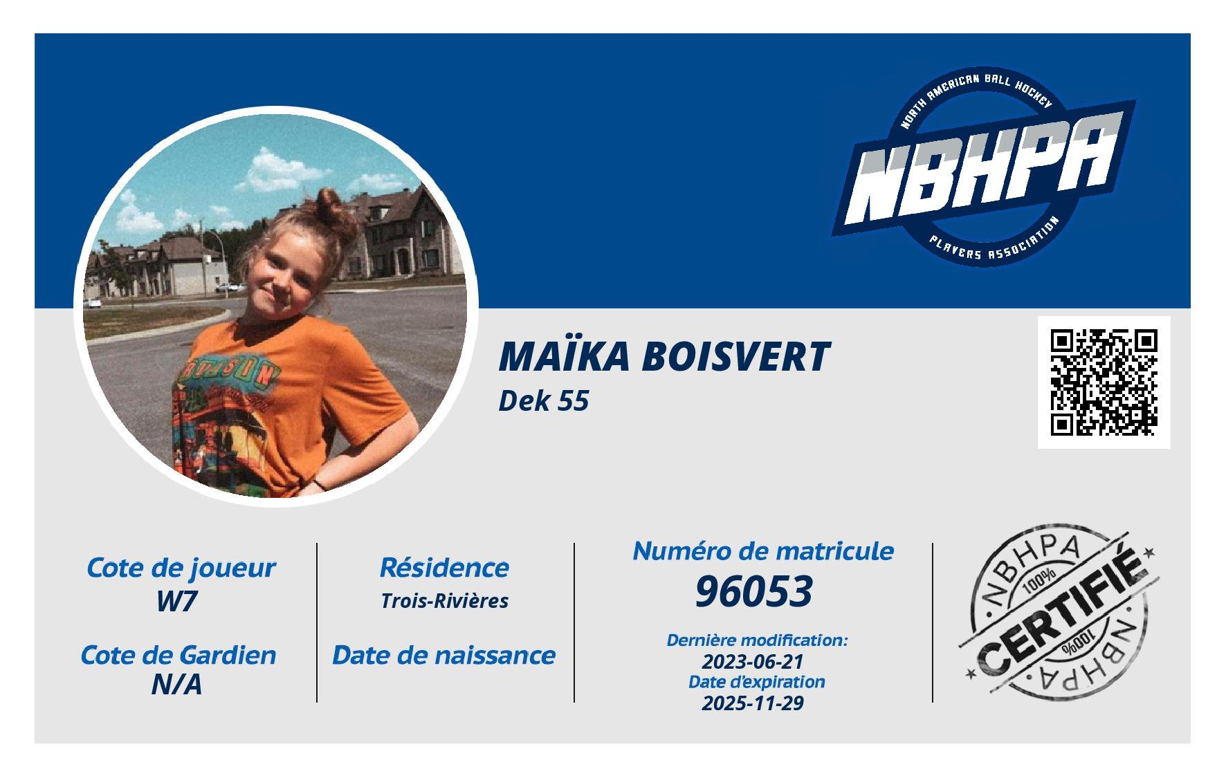 Maïka Boisvert