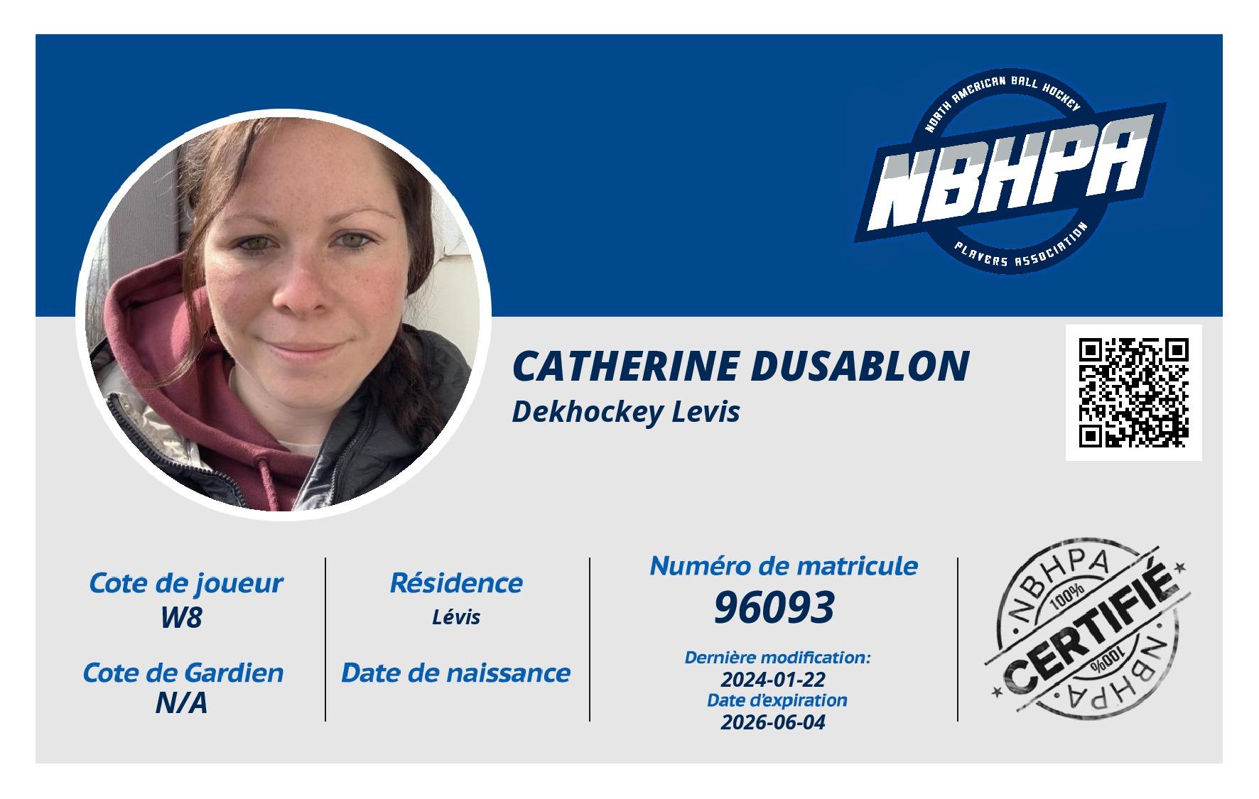 Catherine Dusablon