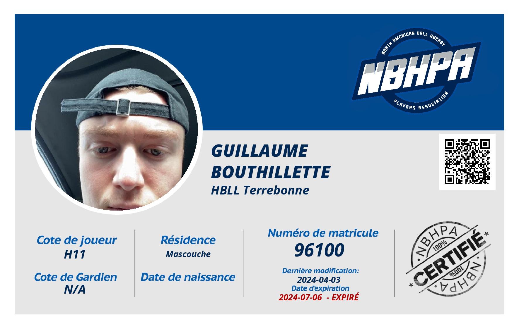 Guillaume Bouthillette