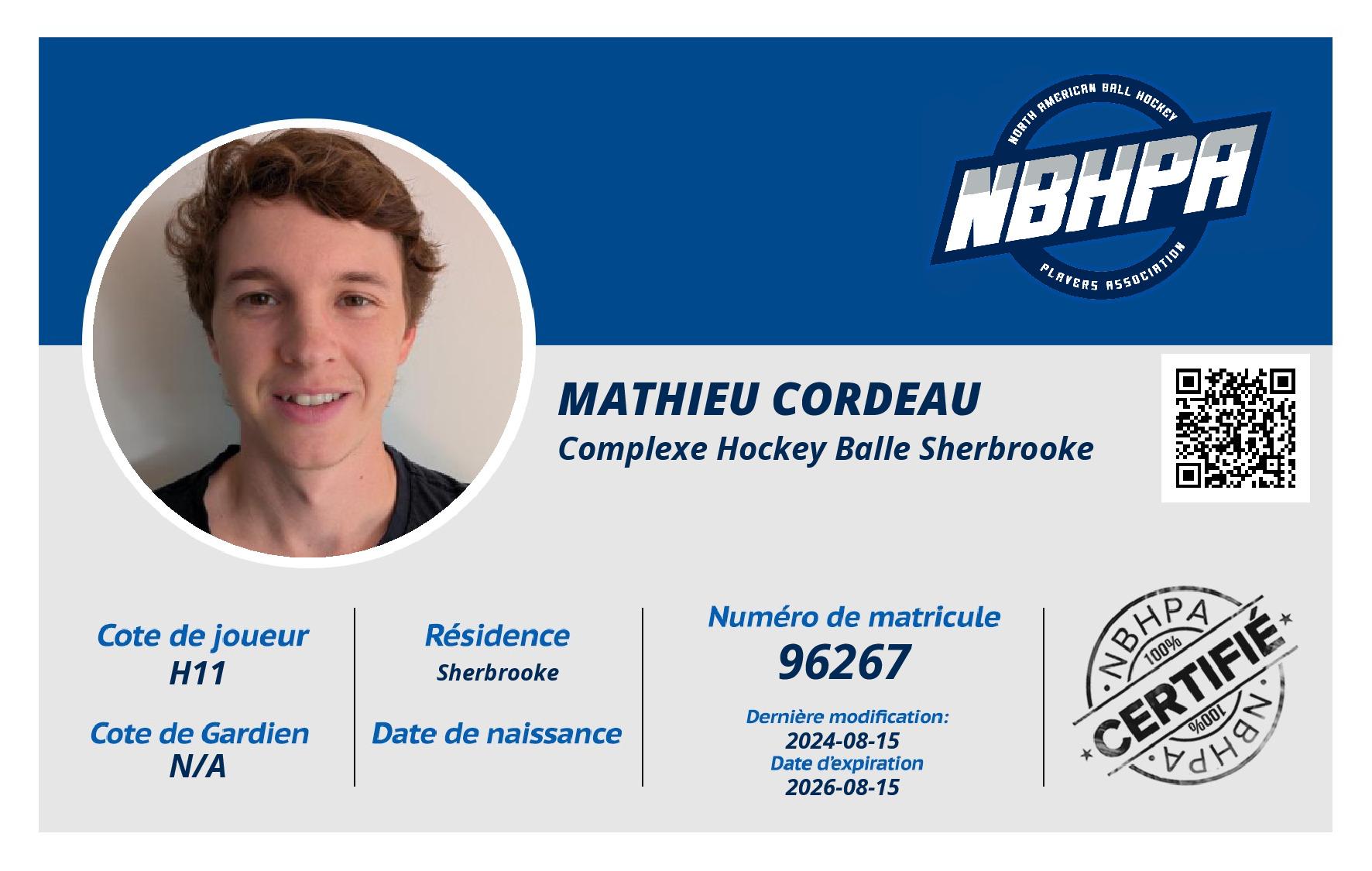 Mathieu Cordeau