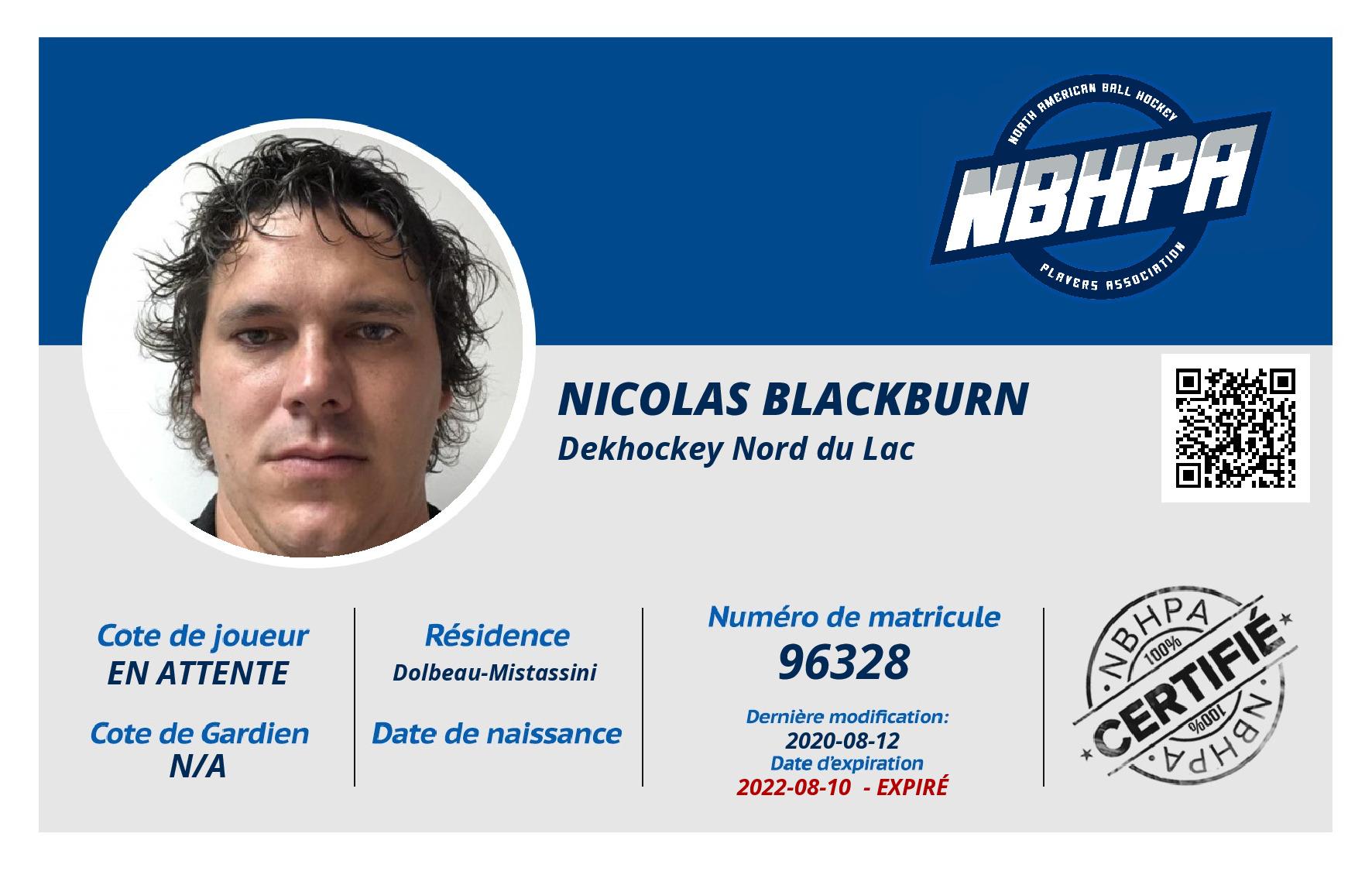 Nicolas Blackburn
