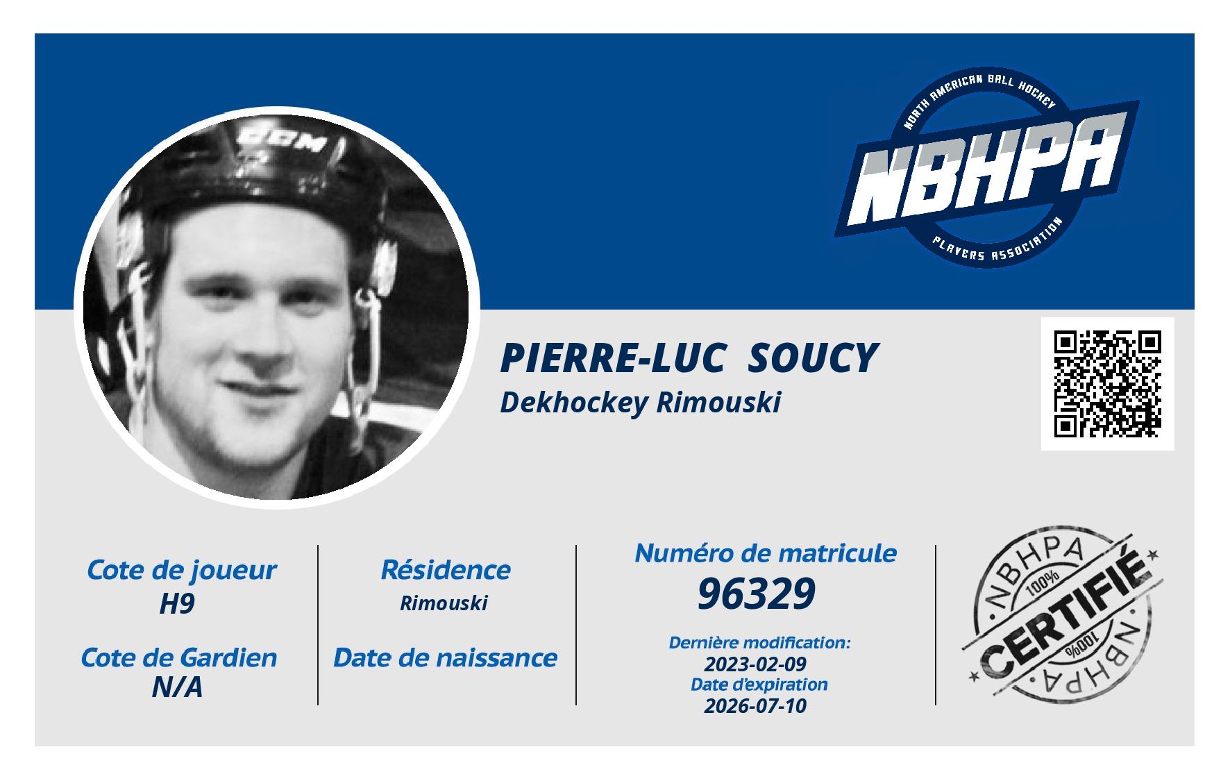 Pierre-Luc  Soucy