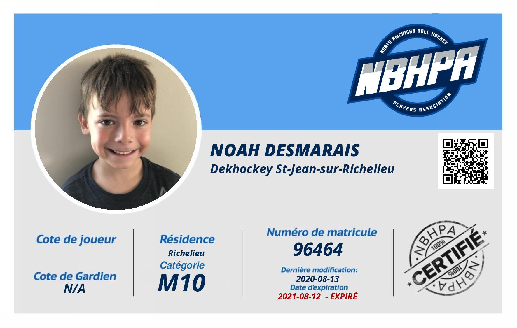 Noah Desmarais