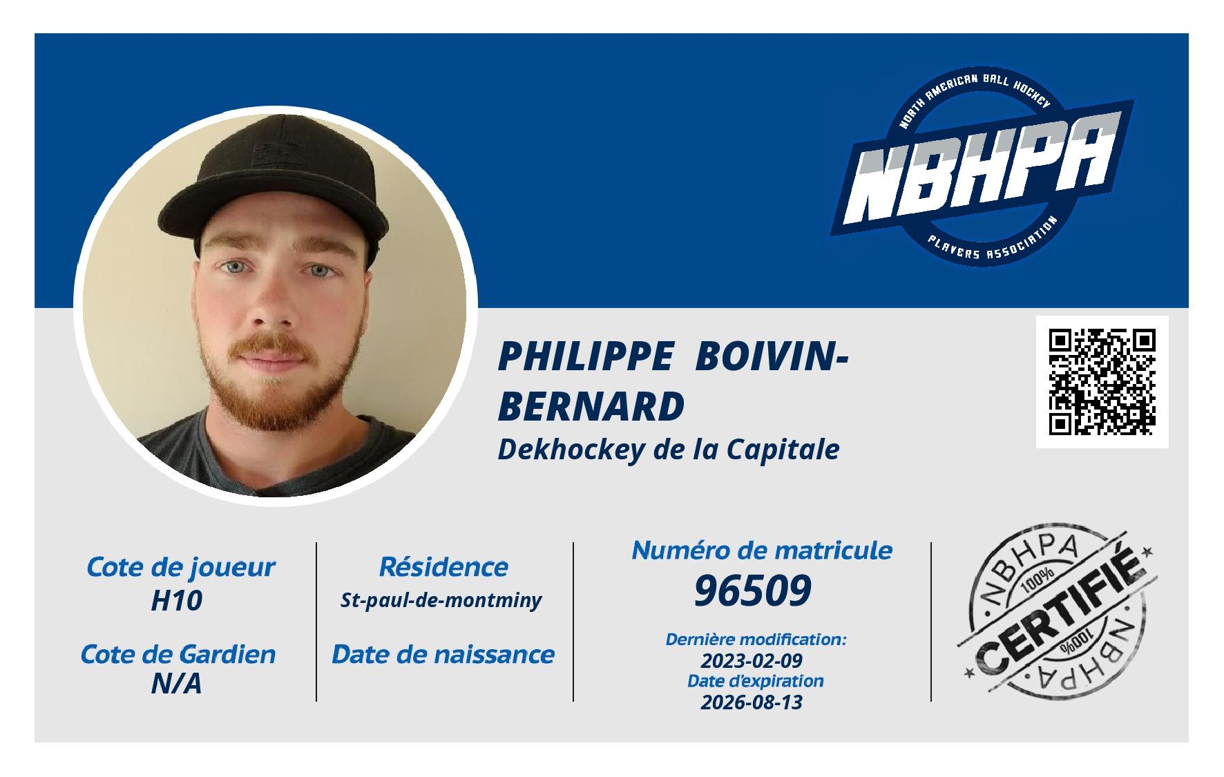 Philippe  Boivin-Bernard