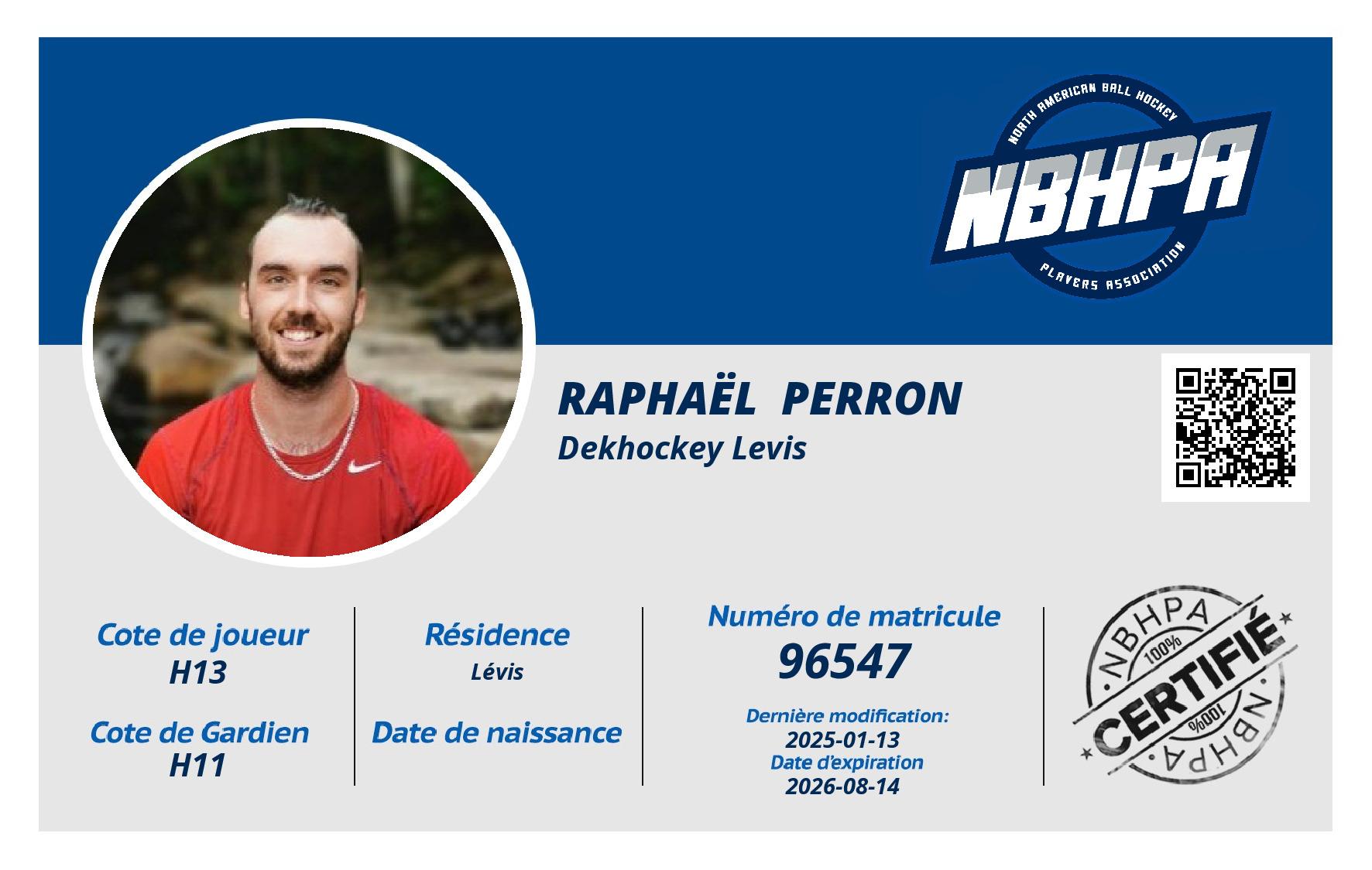 Raphaël  Perron