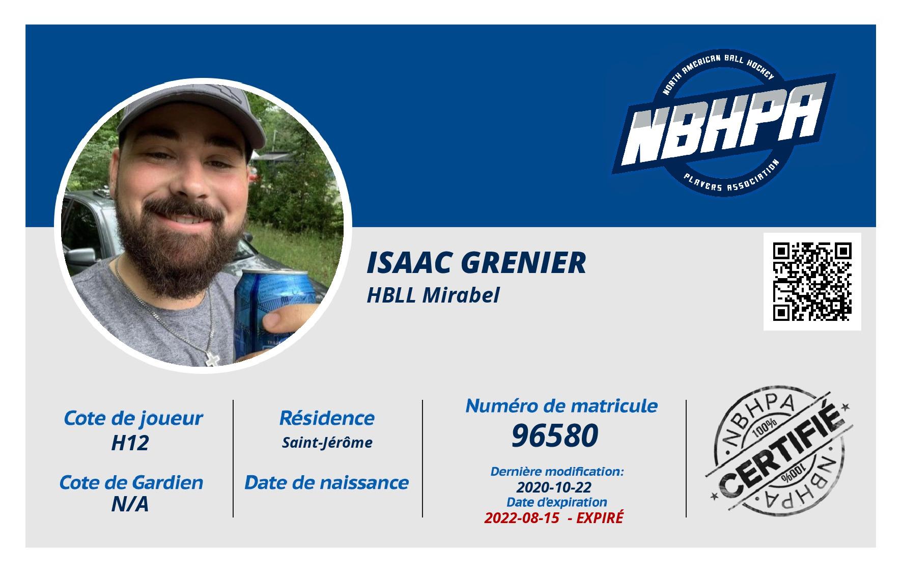 Isaac Grenier