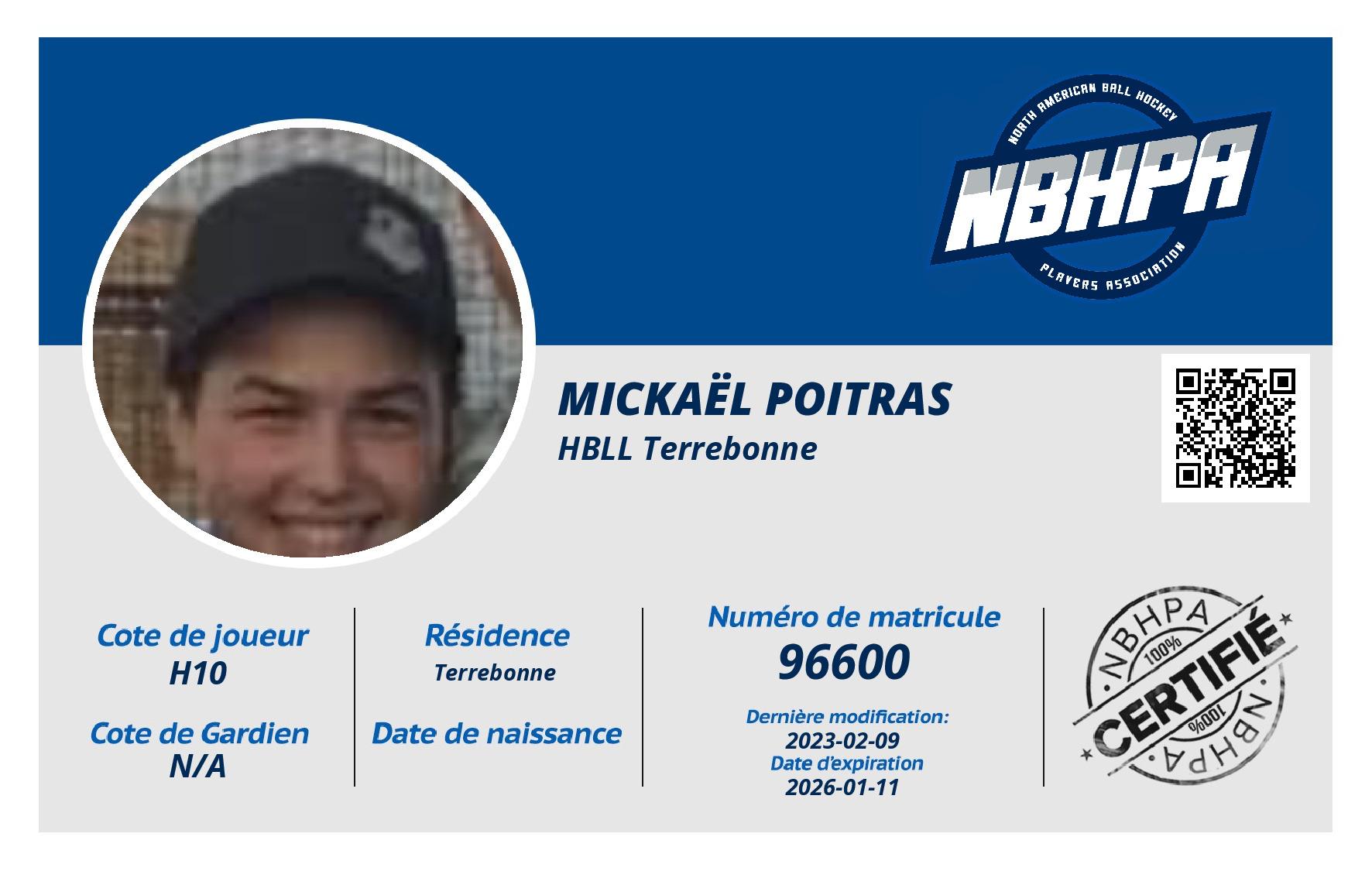 Mickaël Poitras