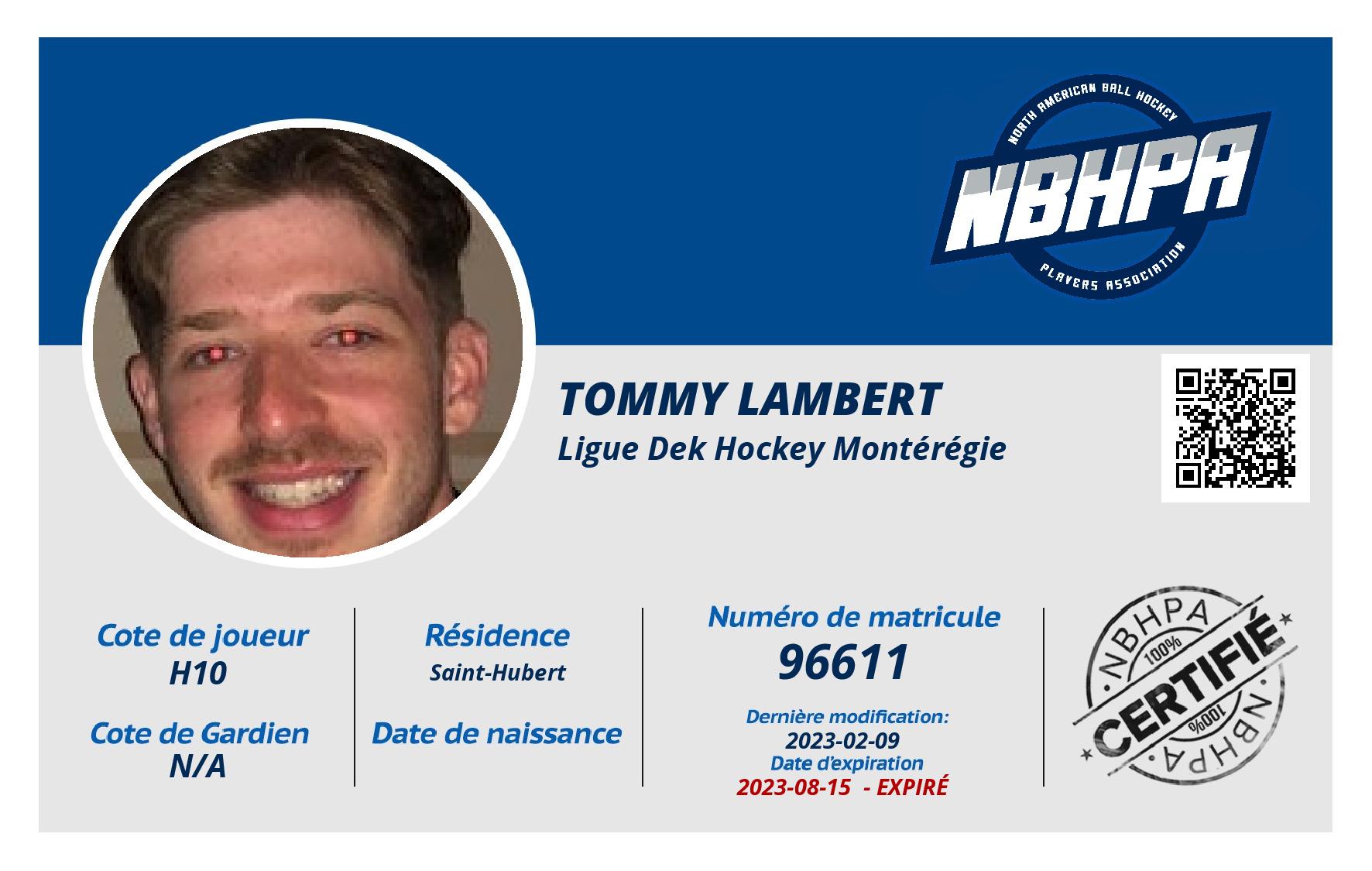 Tommy Lambert