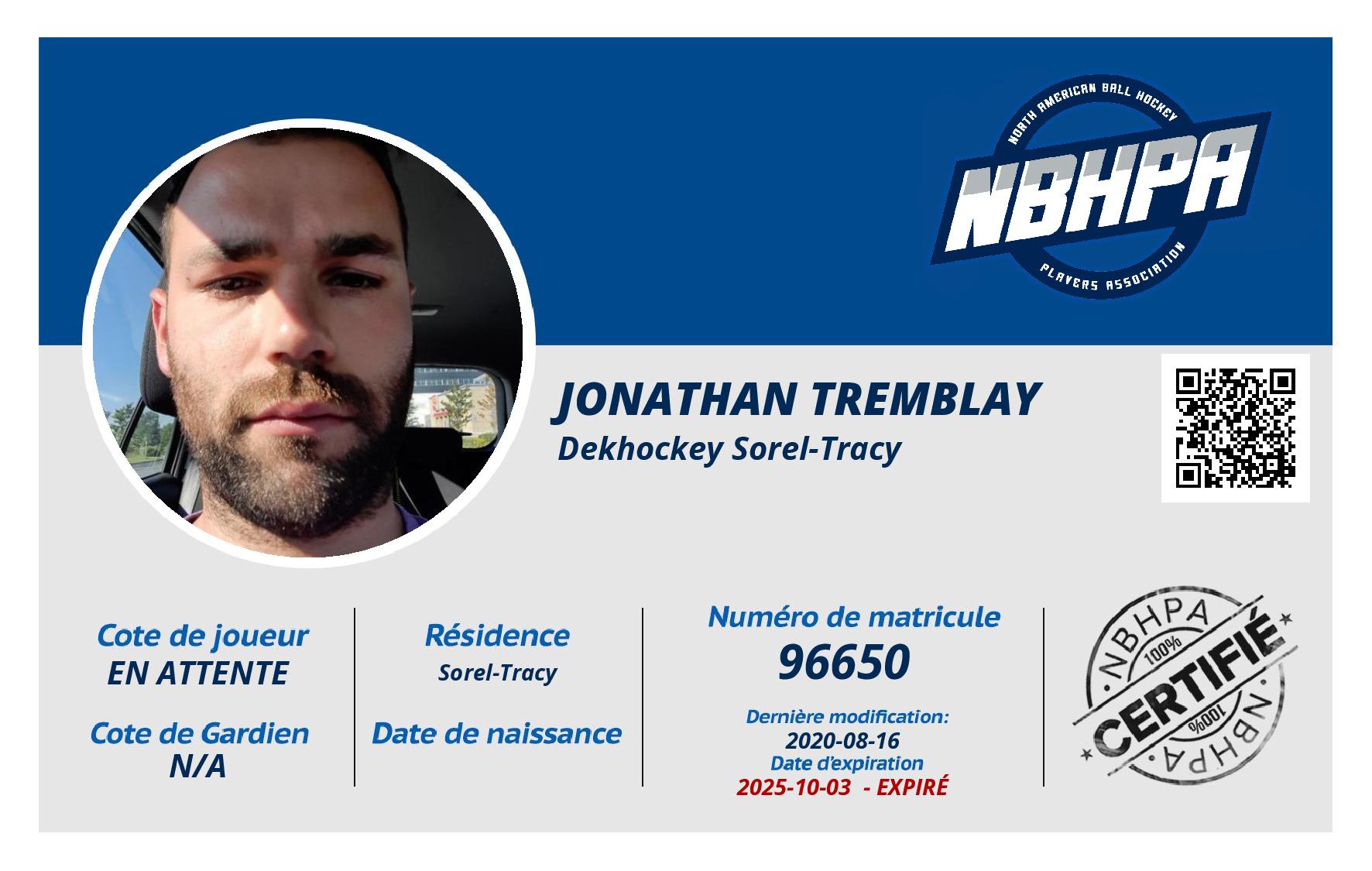 Jonathan Tremblay