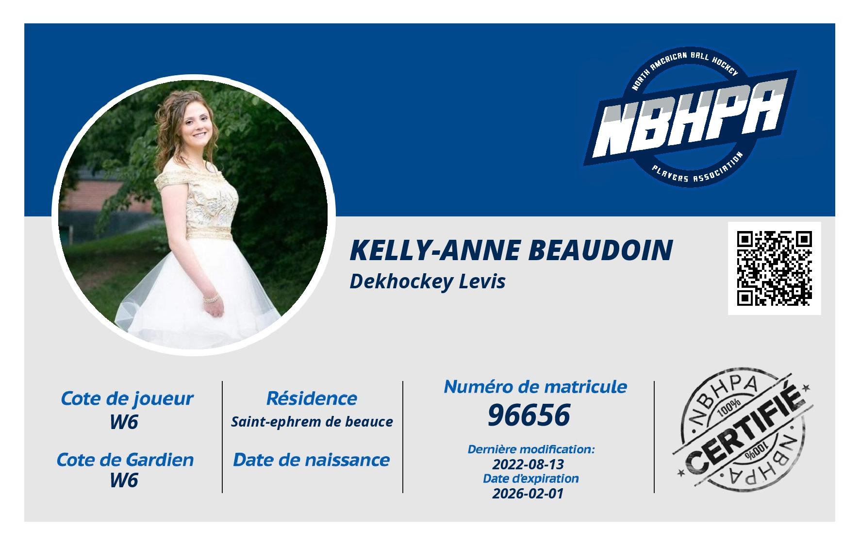 Kelly-Anne Beaudoin