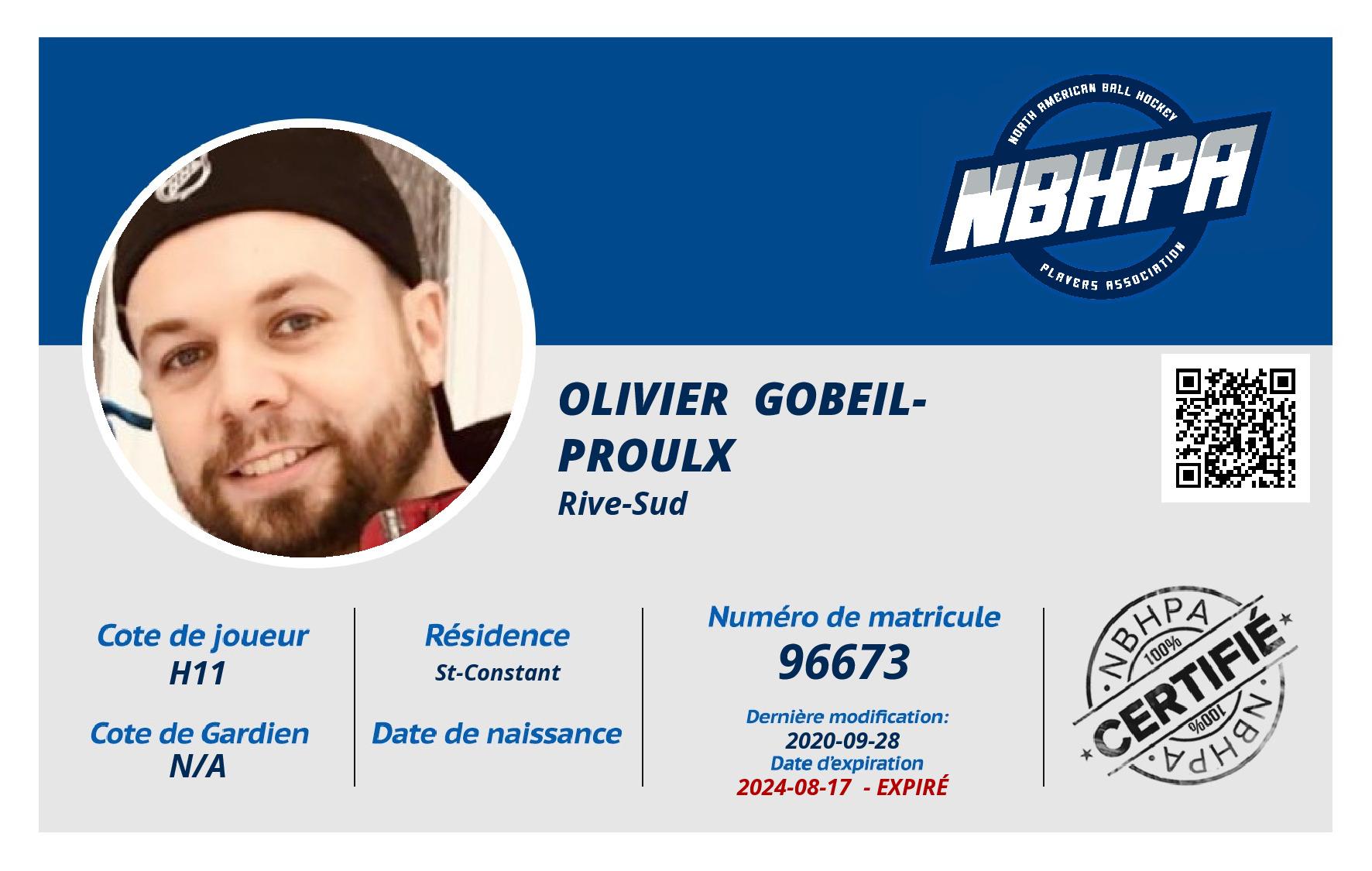 Olivier  Gobeil-Proulx