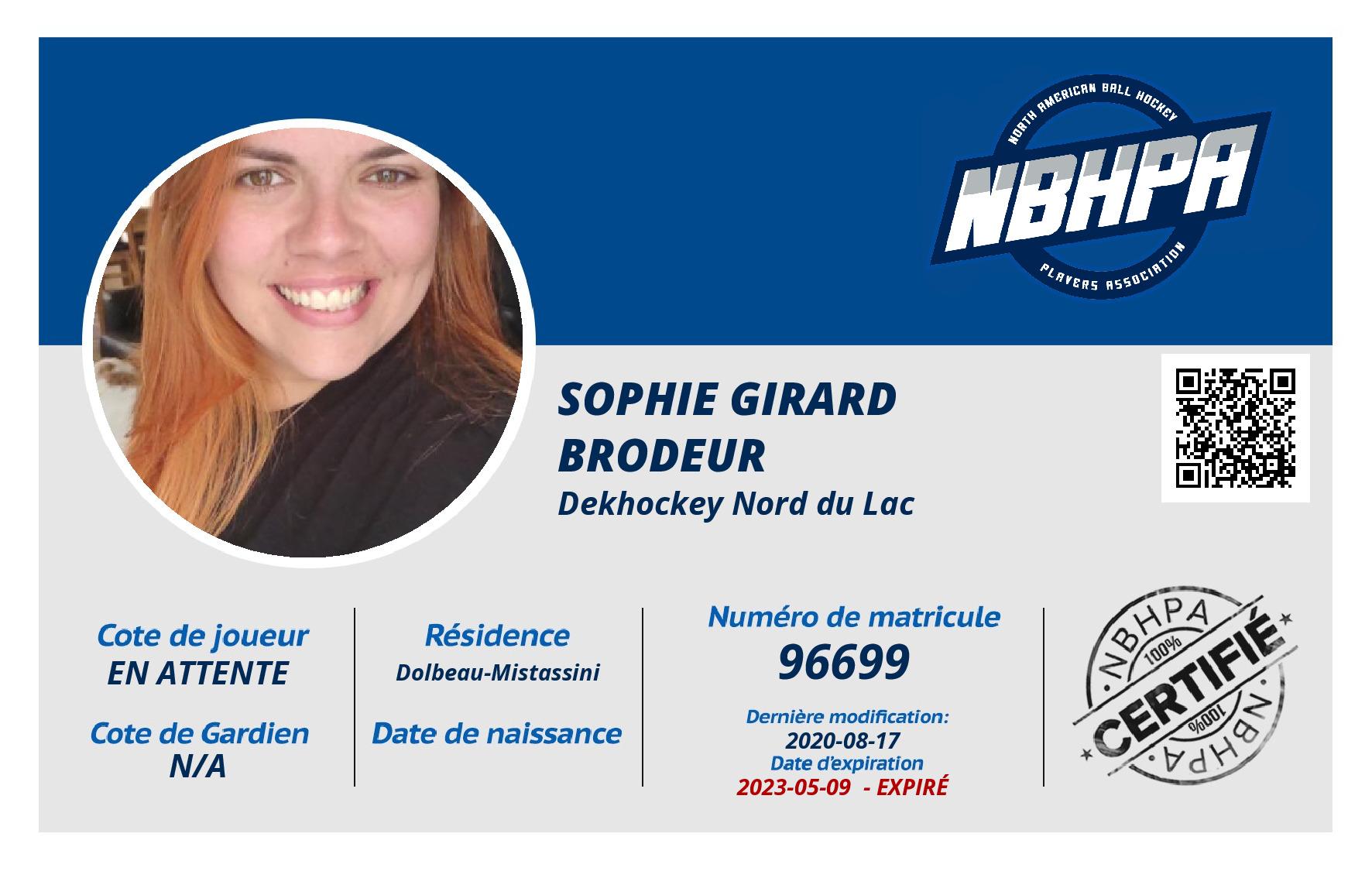 Sophie Girard Brodeur