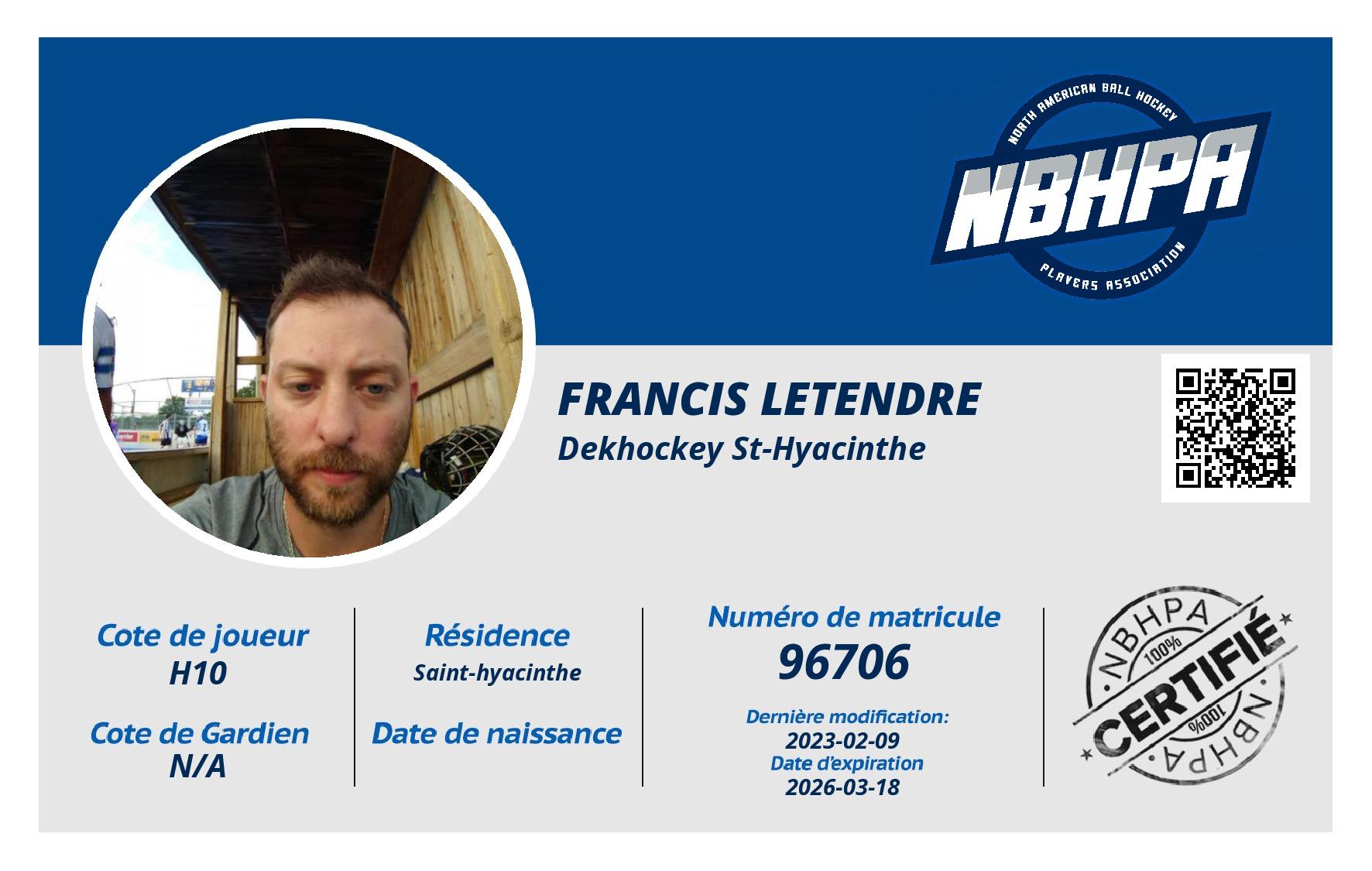 Francis Letendre