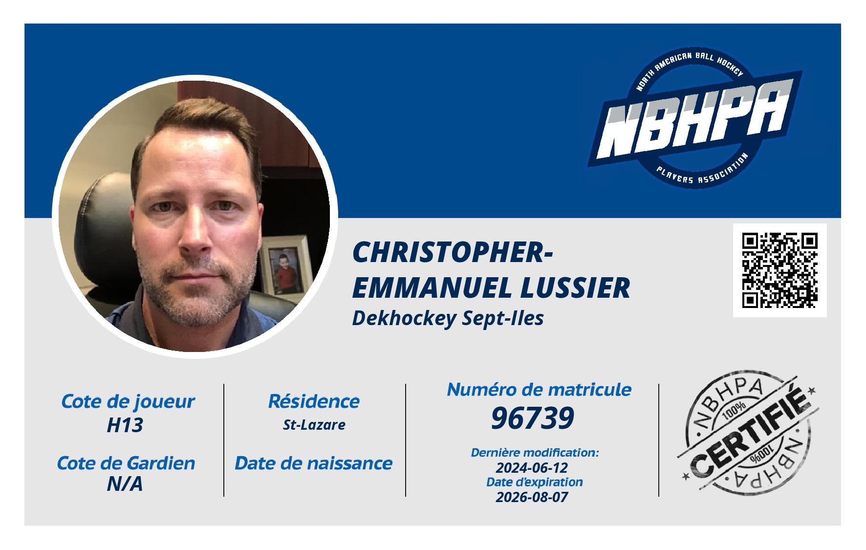 Christopher-Emmanuel Lussier