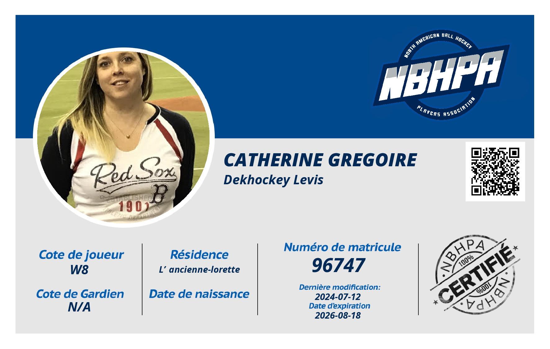 Catherine Gregoire